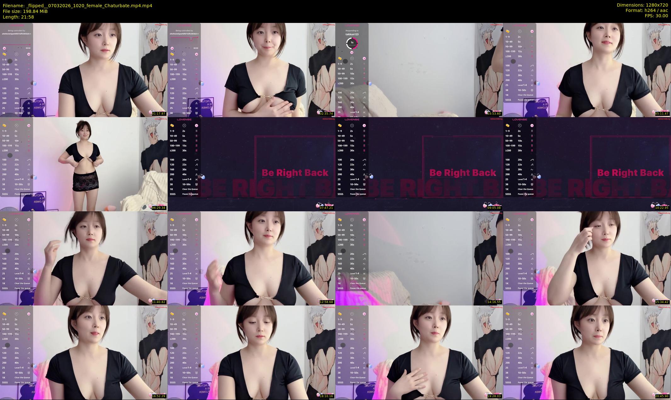 _flipped_ — 22 minute Chaturbate female cam show recording, 720p, Mar 7, 2026