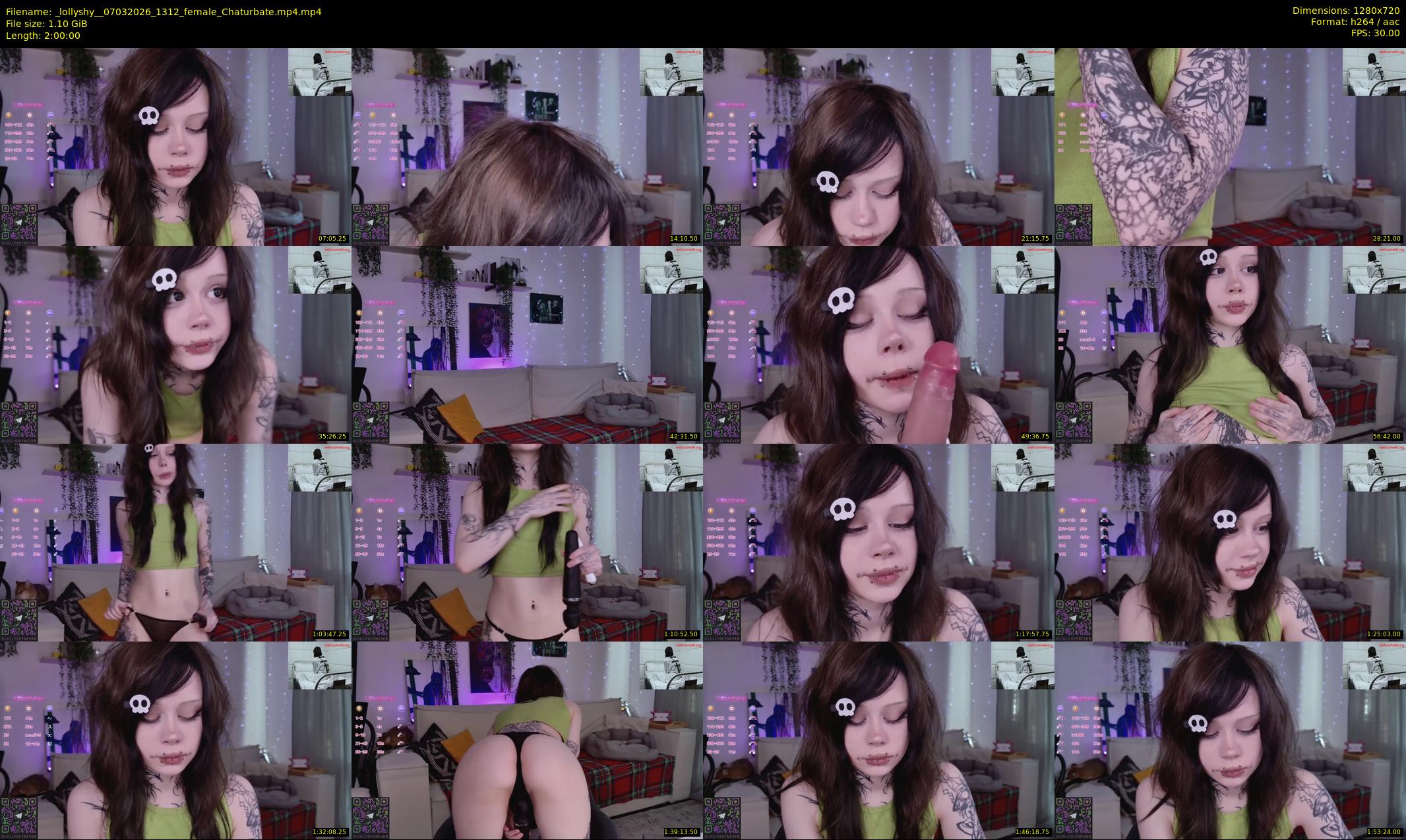 _lollyshy_ — 120 minute Chaturbate female cam show recording, 720p, Mar 7, 2026