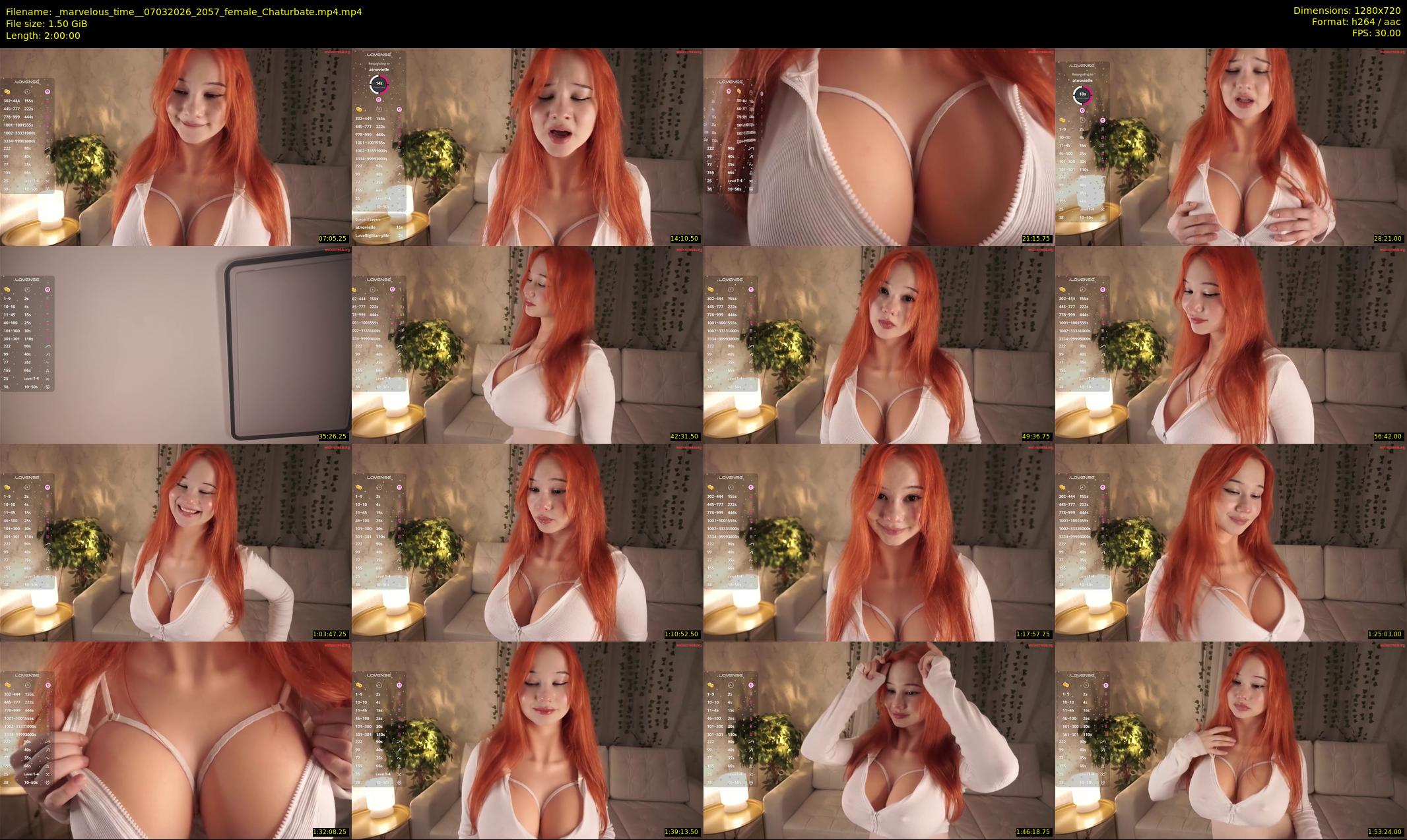 _marvelous_time_ — 120 minute Chaturbate female cam show recording, 720p, Mar 7, 2026