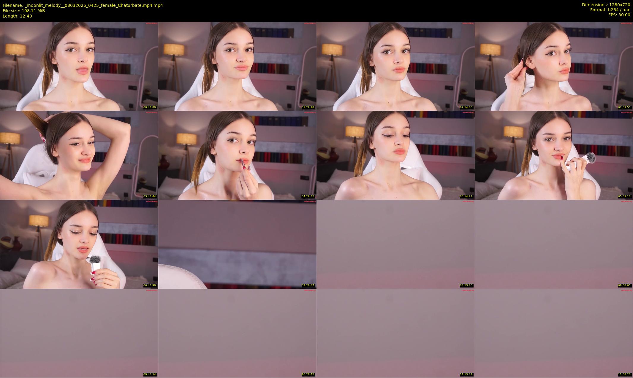 _moonlit_melody_ — 13 minute Chaturbate female cam show recording, 720p, Mar 8, 2026
