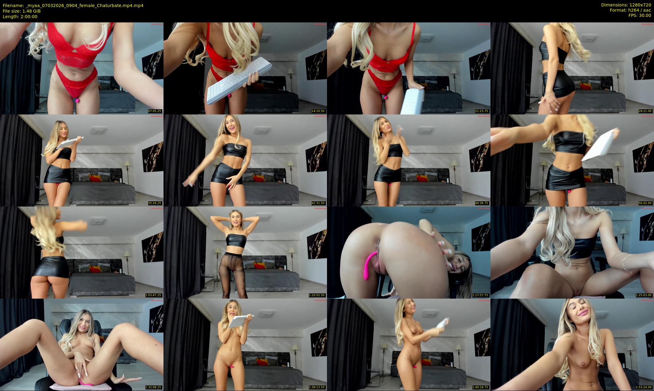 _myaa — 120 minute Chaturbate female cam show recording, 720p, Mar 7, 2026