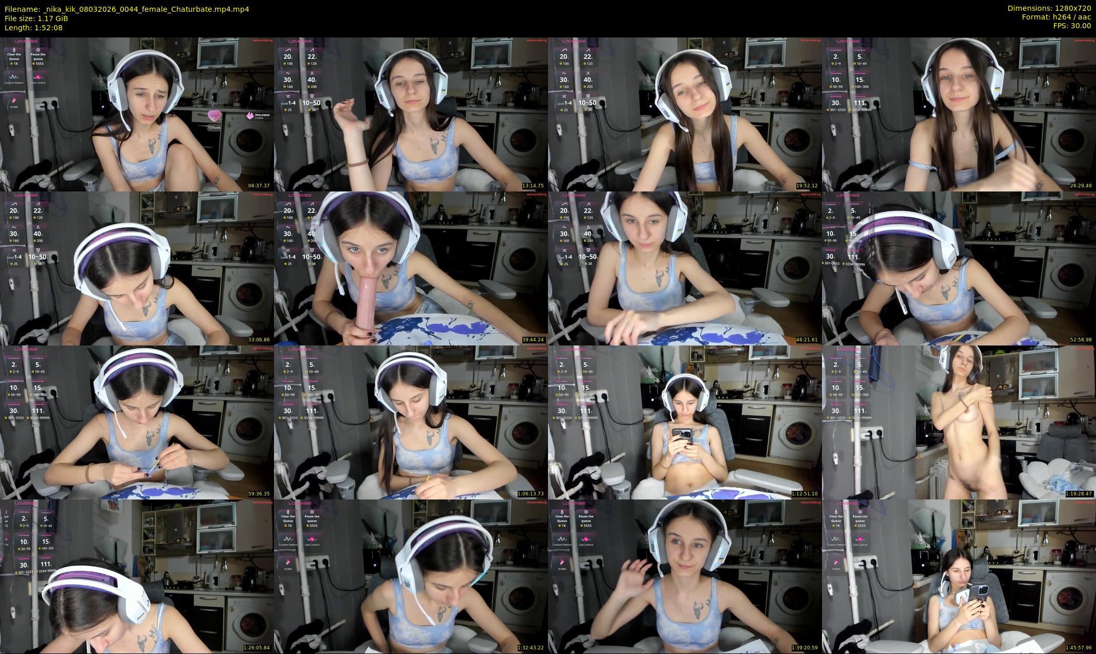 _nika_kik — 113 minute Chaturbate female cam show recording, 720p, Mar 8, 2026