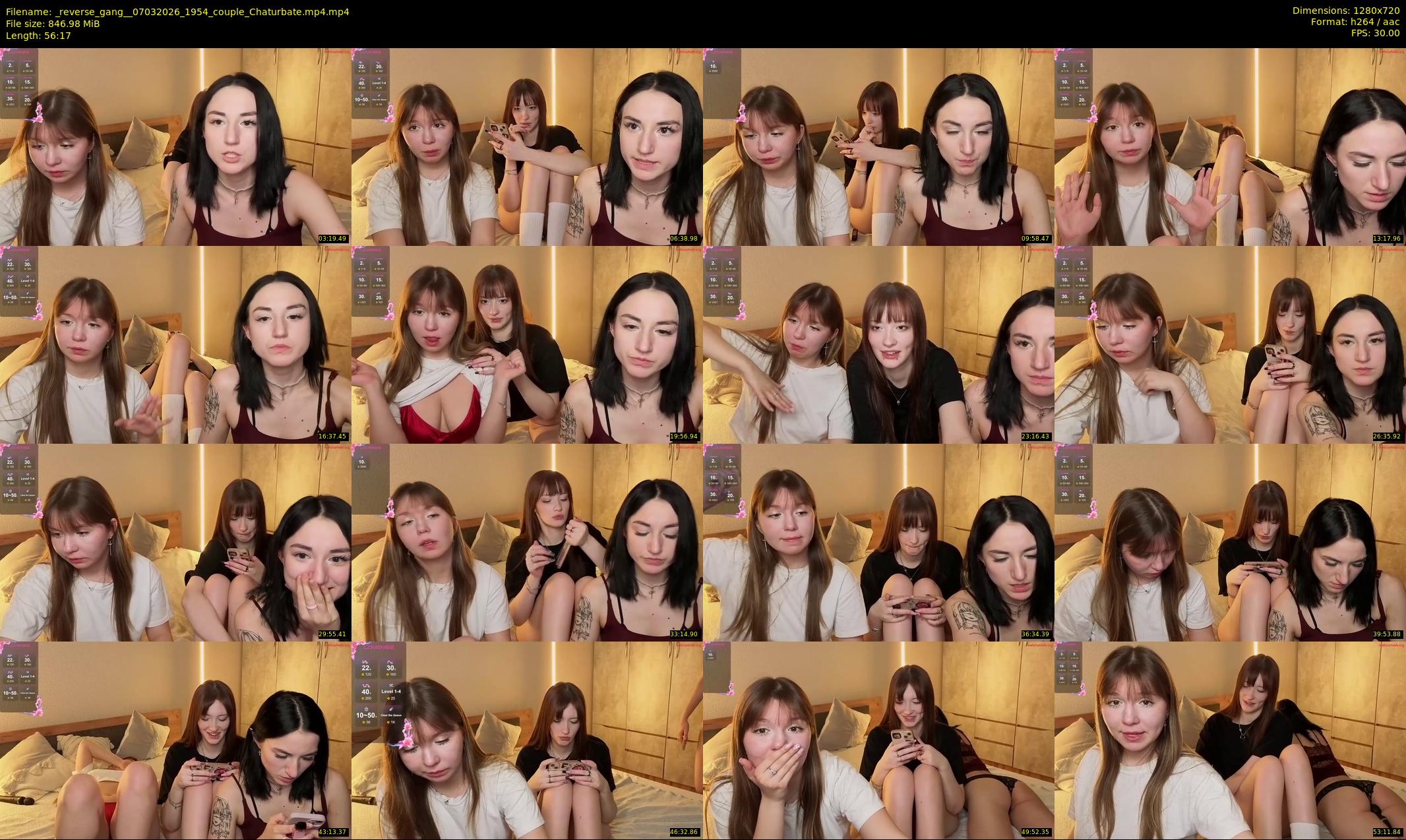 _reverse_gang_ — 57 minute Chaturbate couple cam show recording, 720p, Mar 7, 2026