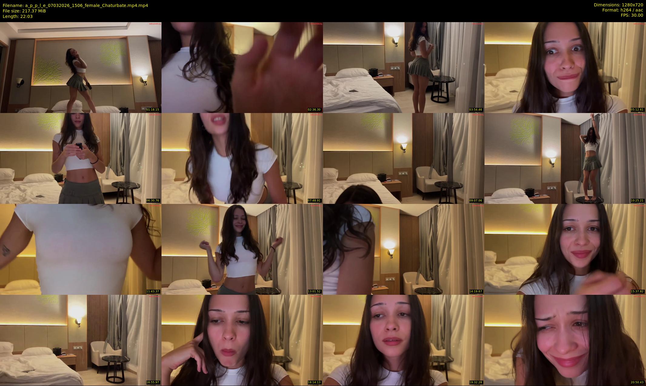 a_p_p_l_e — 23 minute Chaturbate female cam show recording, 720p, Mar 7, 2026