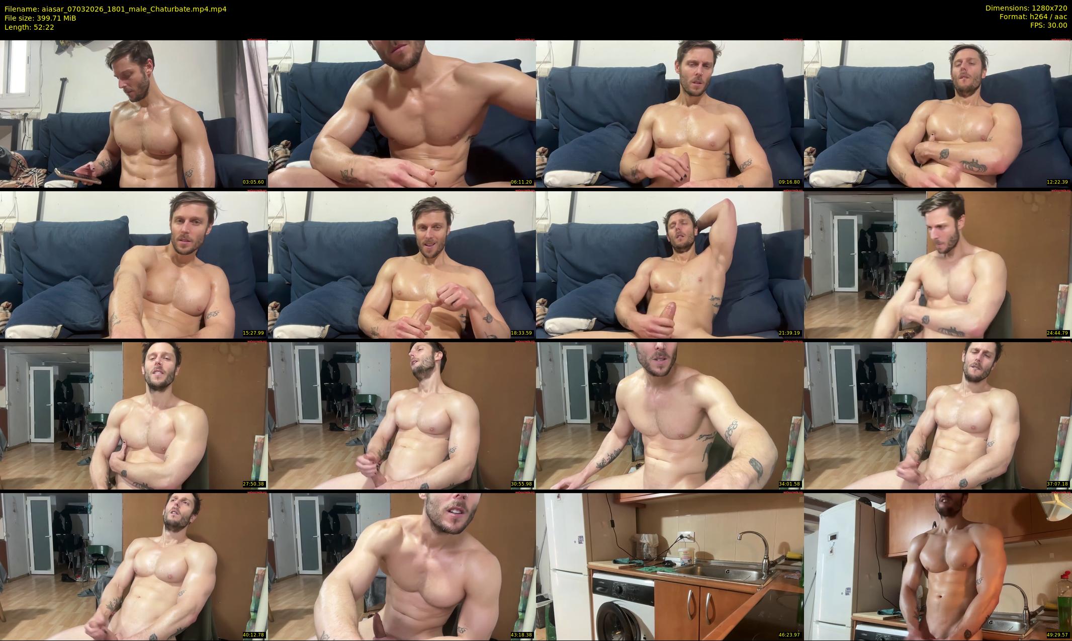 aiasar — 53 minute Chaturbate male cam show recording, 720p, Mar 7, 2026