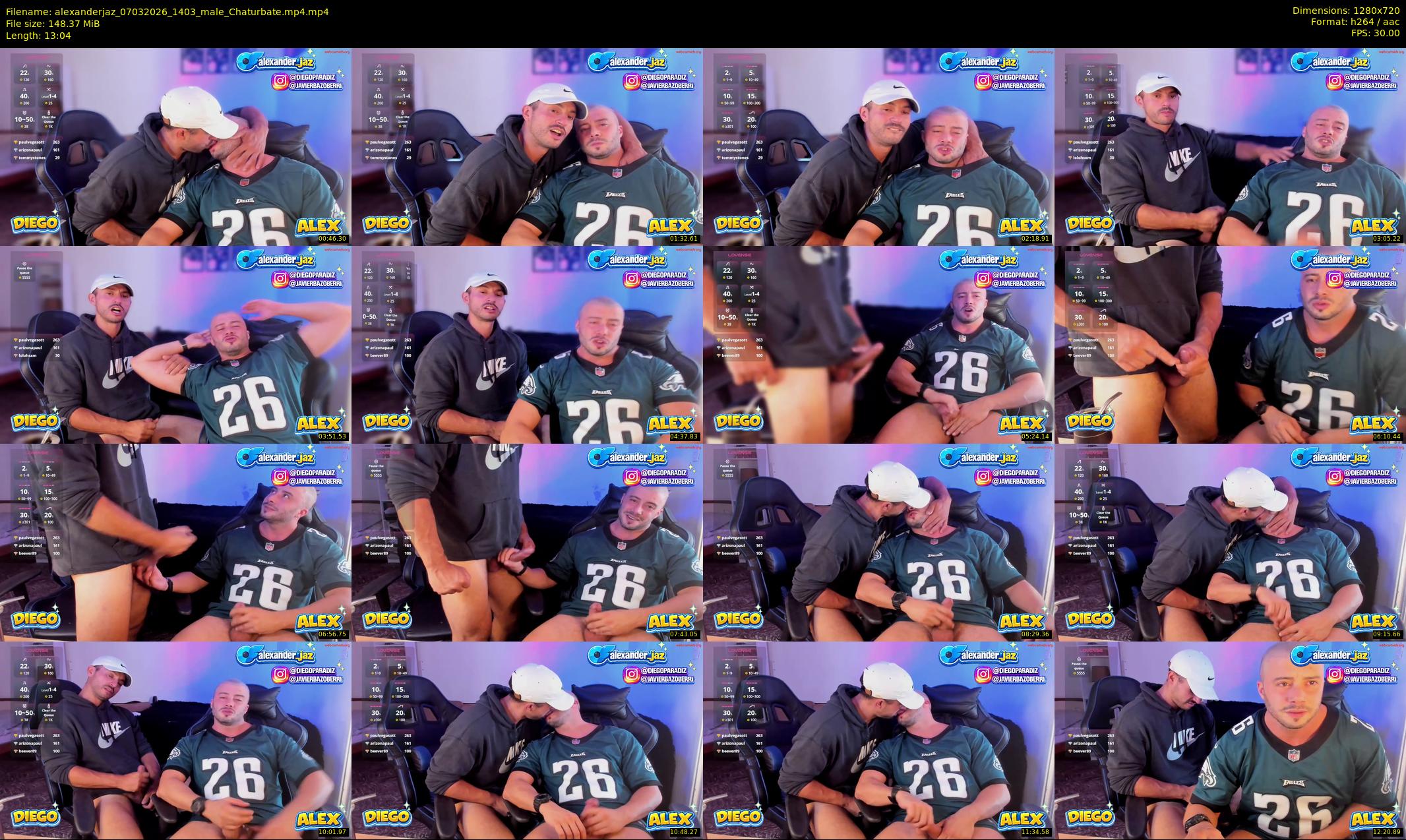 alexanderjaz — 14 minute Chaturbate male cam show recording, 720p, Mar 7, 2026