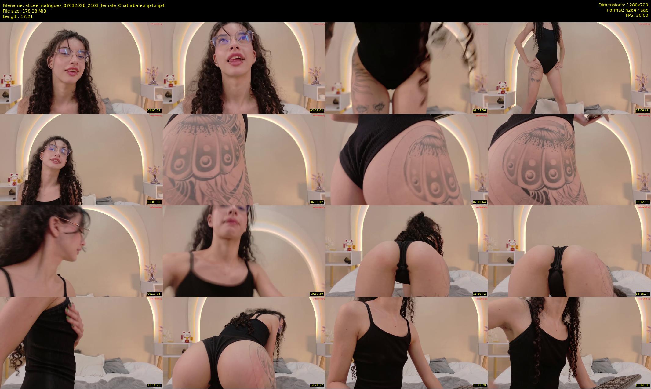 alicee_rodriguez — 18 minute Chaturbate female cam show recording, 720p, Mar 7, 2026