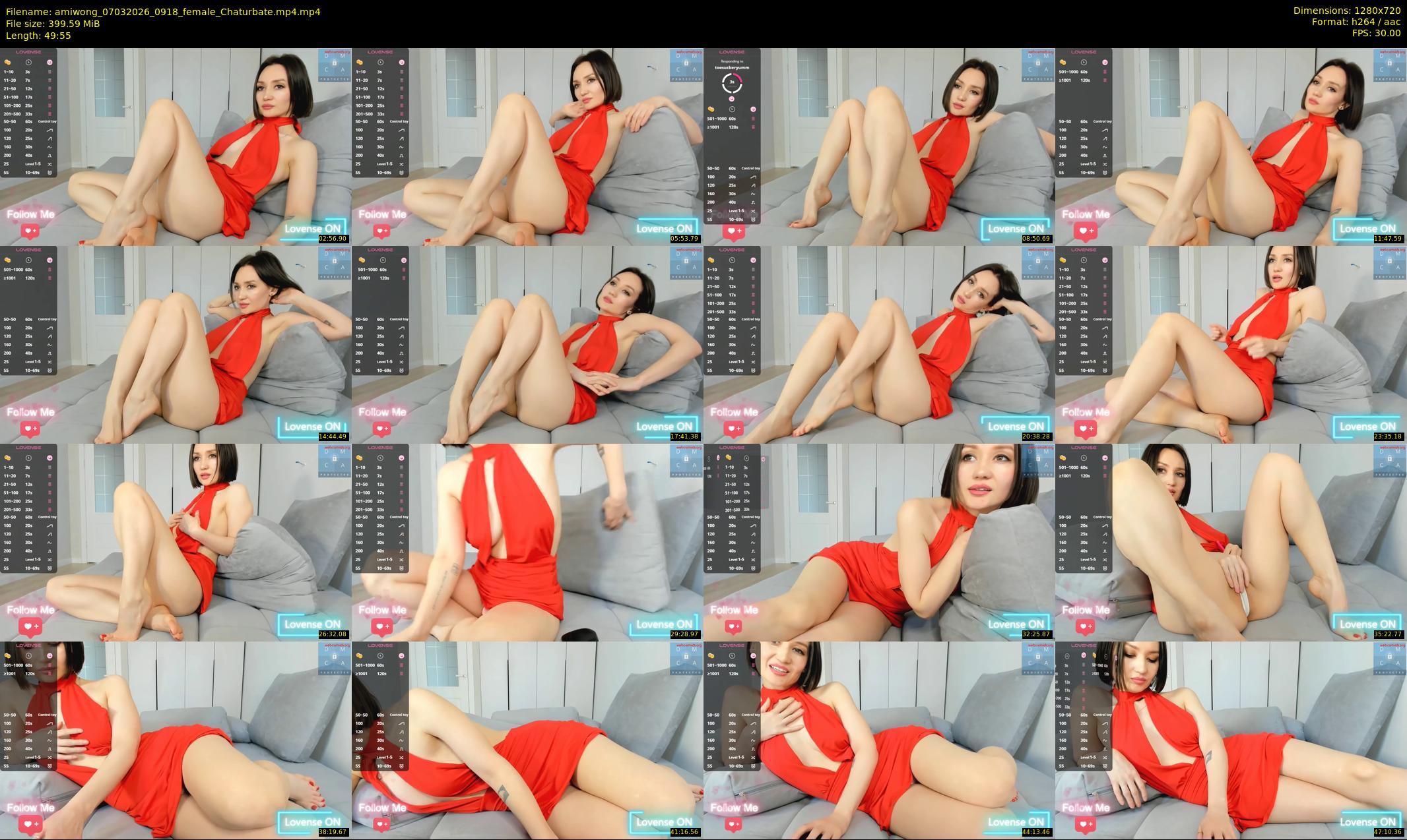 amiwong — 50 minute Chaturbate female cam show recording, 720p, Mar 7, 2026