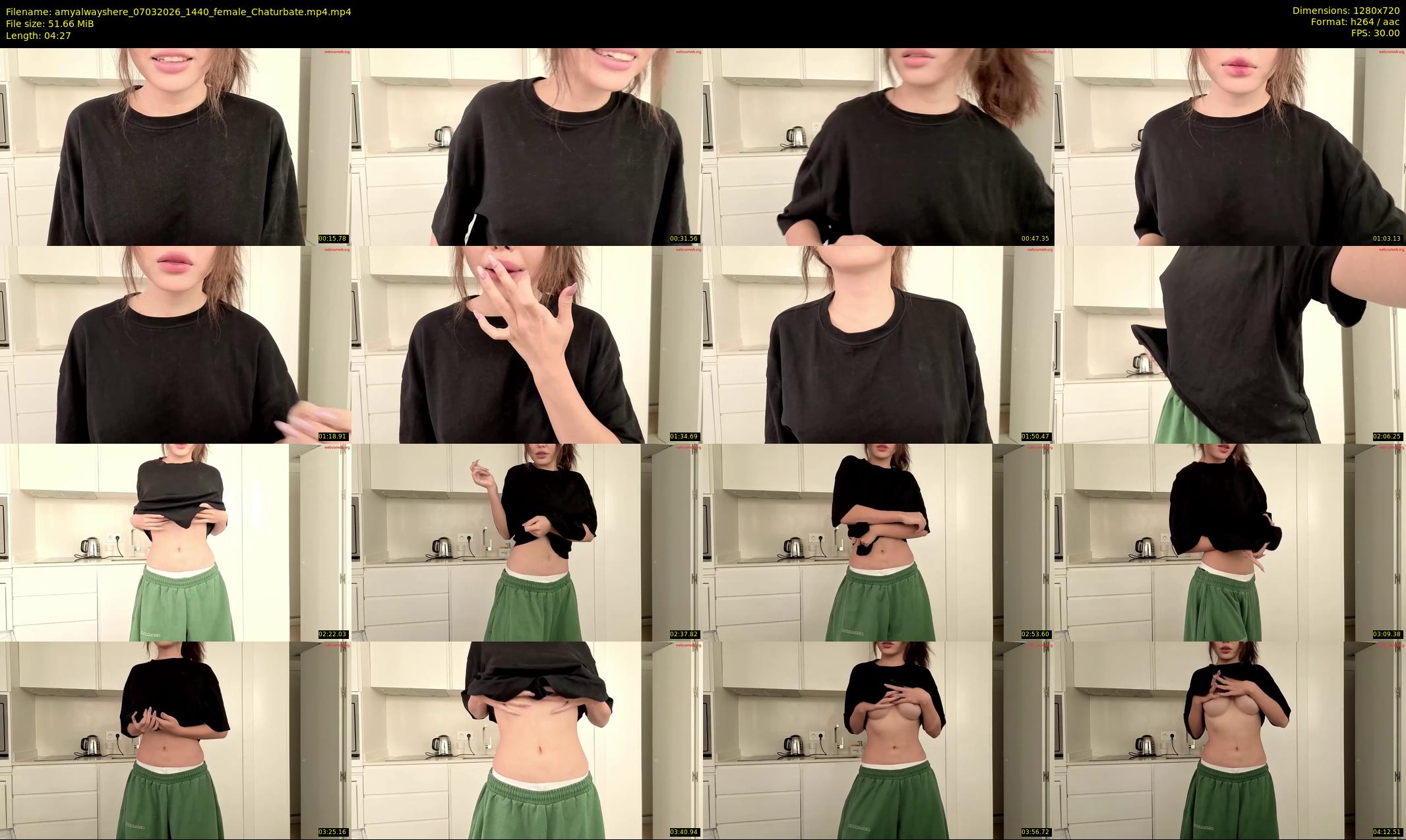 amyalwayshere — 5 minute Chaturbate female cam show recording, 720p, Mar 7, 2026