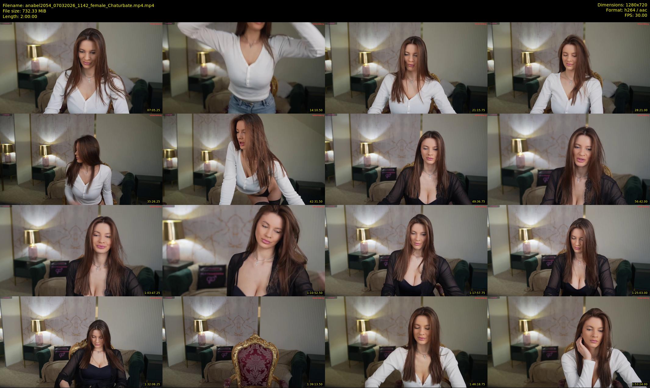 anabel2054 — 120 minute Chaturbate female cam show recording, 720p, Mar 7, 2026