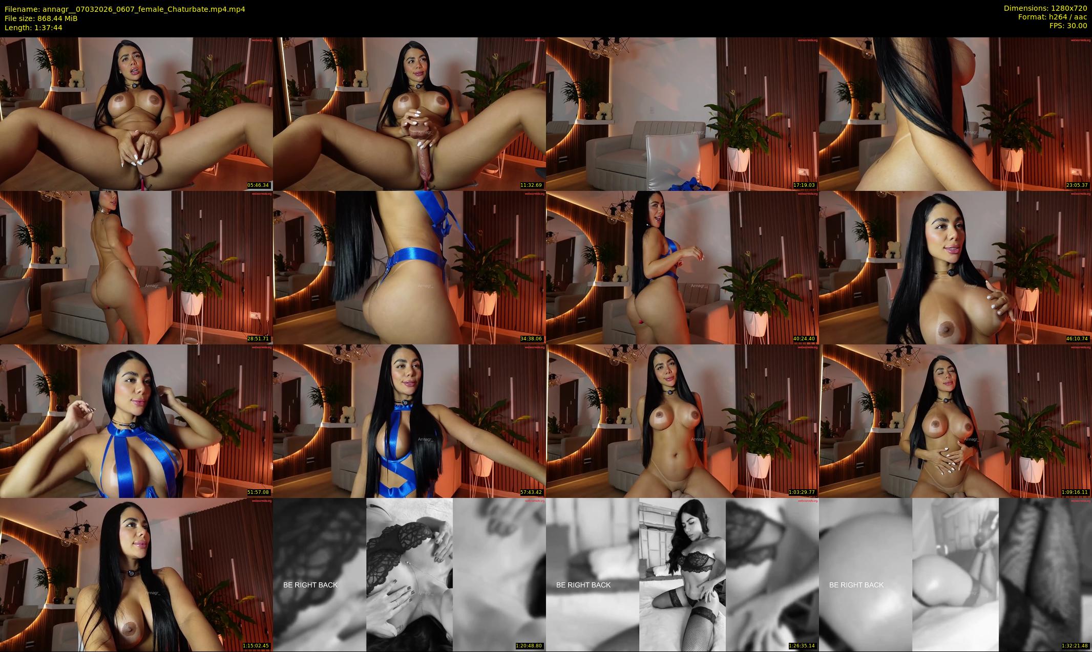 annagr_ — 98 minute Chaturbate female cam show recording, 720p, Mar 7, 2026