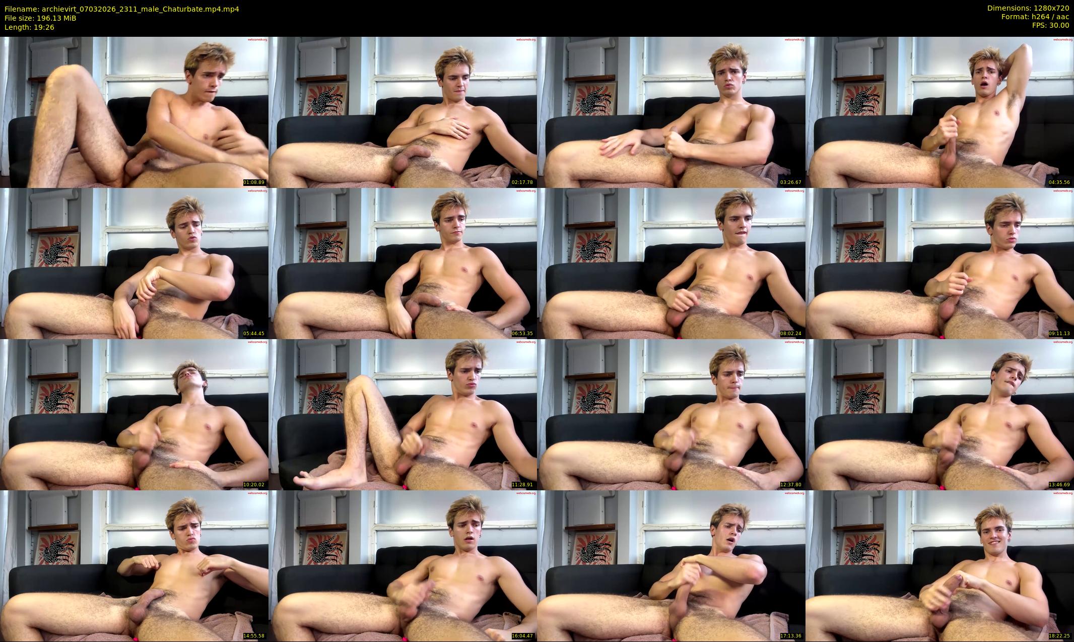 archievirt — 20 minute Chaturbate male cam show recording, 720p, Mar 7, 2026