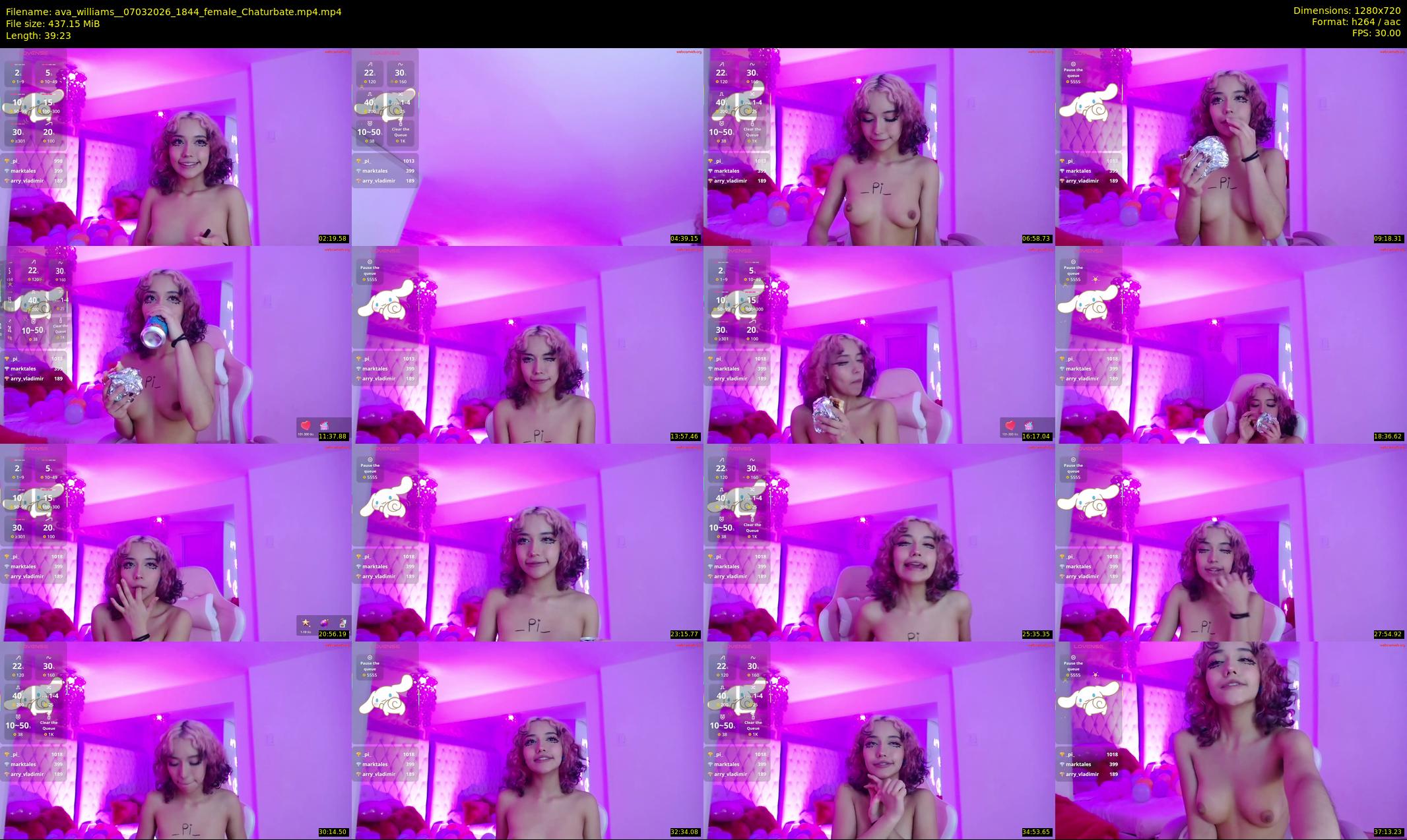 ava_williams_ — 40 minute Chaturbate female cam show recording, 720p, Mar 7, 2026