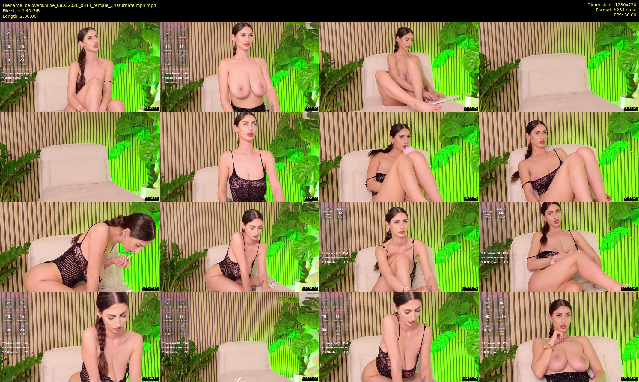 belovedkhlloe — 120 minute Chaturbate female cam show recording, 720p, Mar 8, 2026