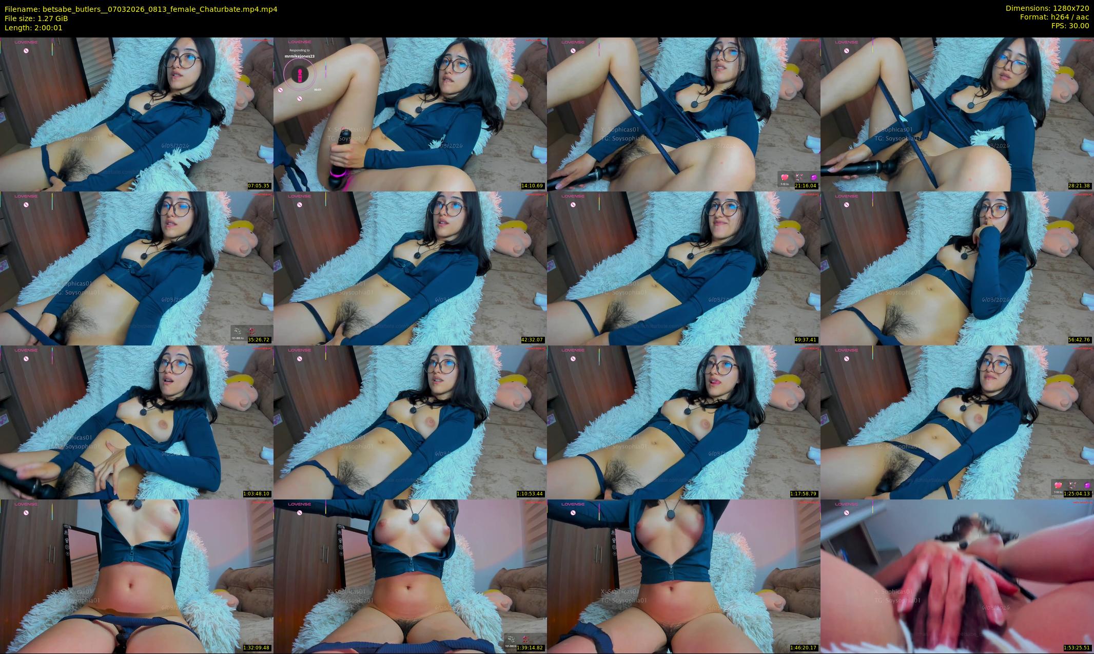 betsabe_butlers_ — 121 minute Chaturbate female cam show recording, 720p, Mar 7, 2026