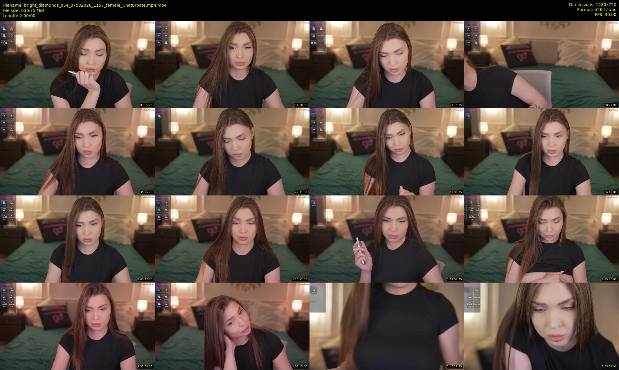 bright_diamonds_054 — 120 minute Chaturbate couple cam show recording, 720p, Mar 7, 2026