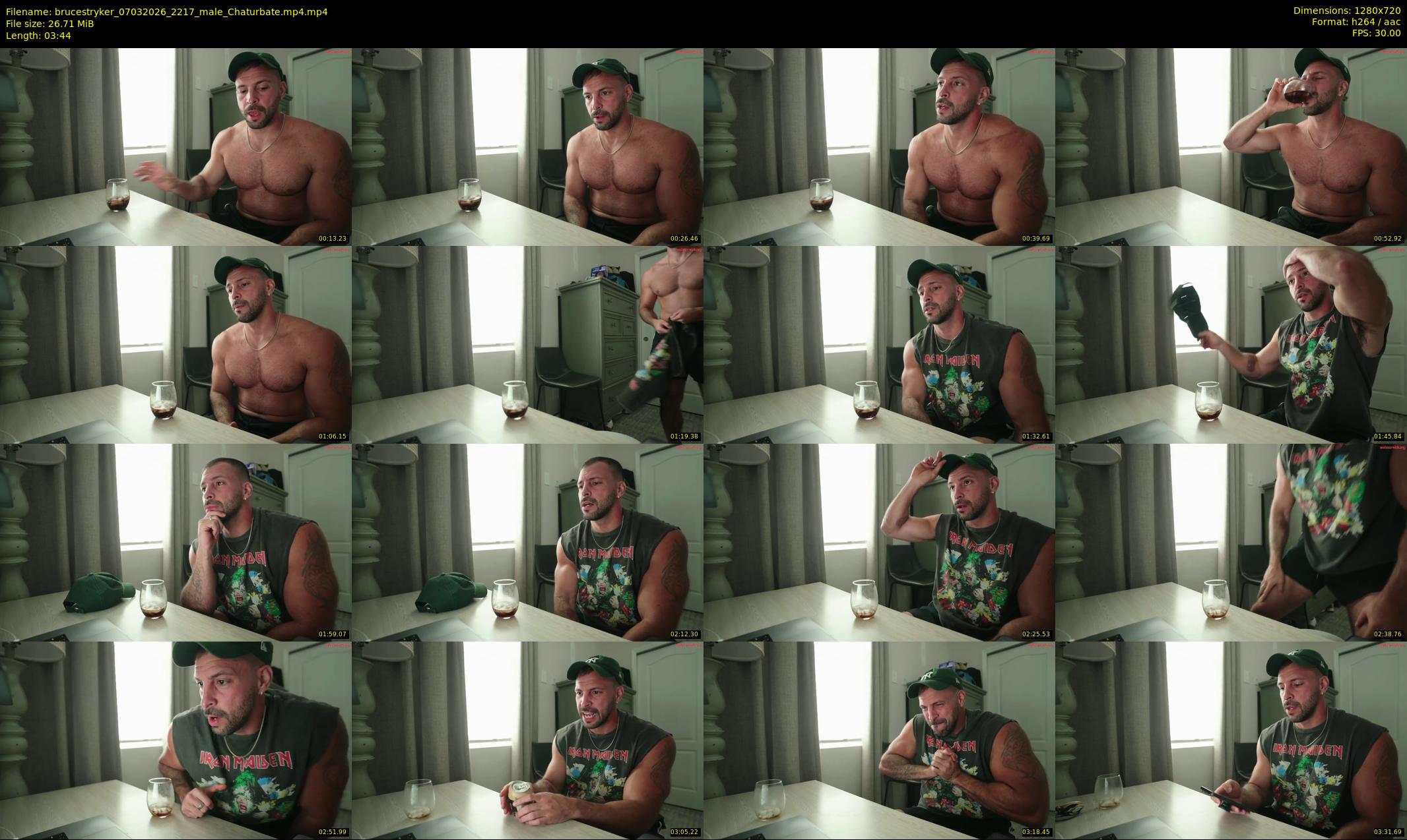 brucestryker — 4 minute Chaturbate male cam show recording, 720p, Mar 7, 2026