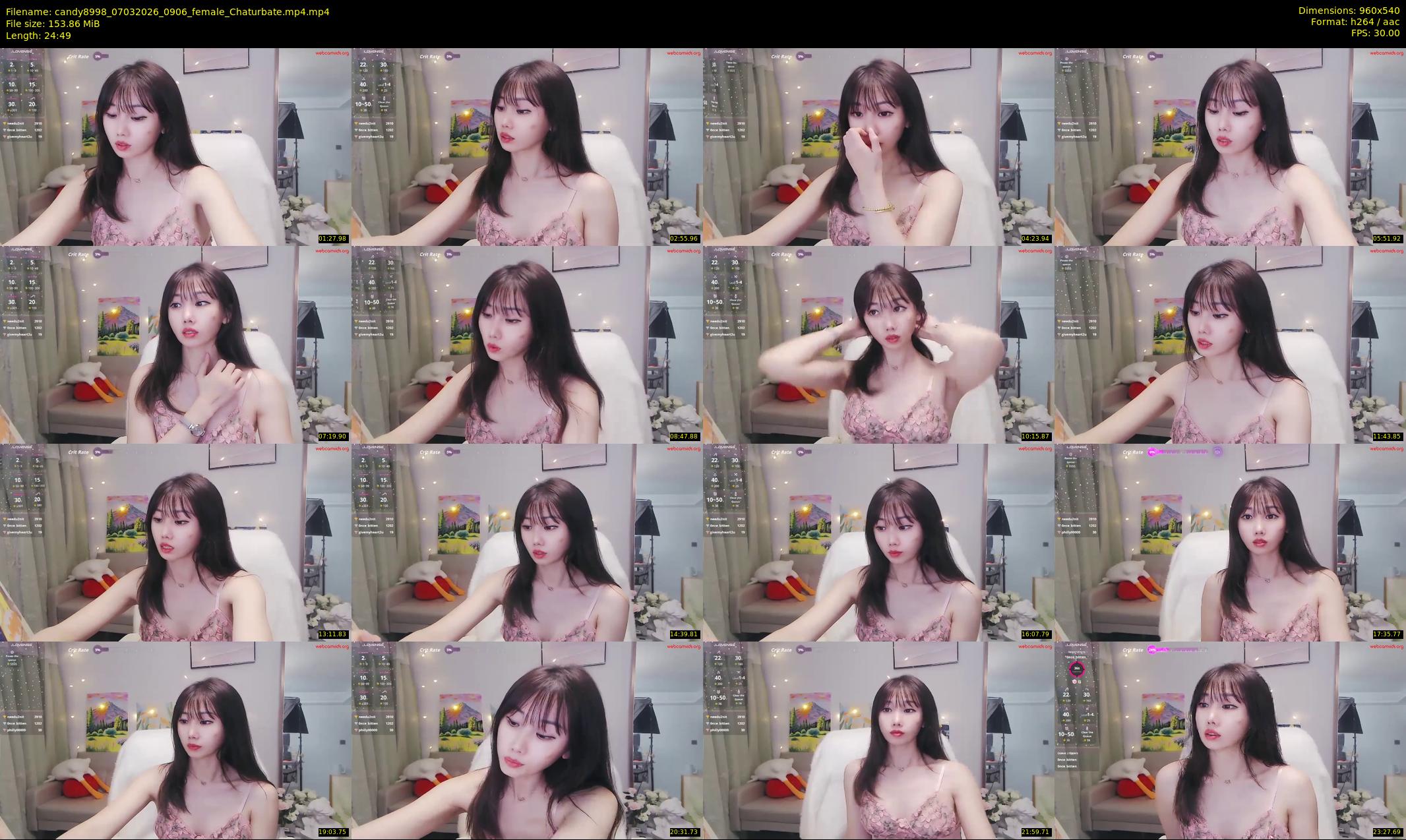 candy8998 — 25 minute Chaturbate female cam show recording, 480p, Mar 7, 2026