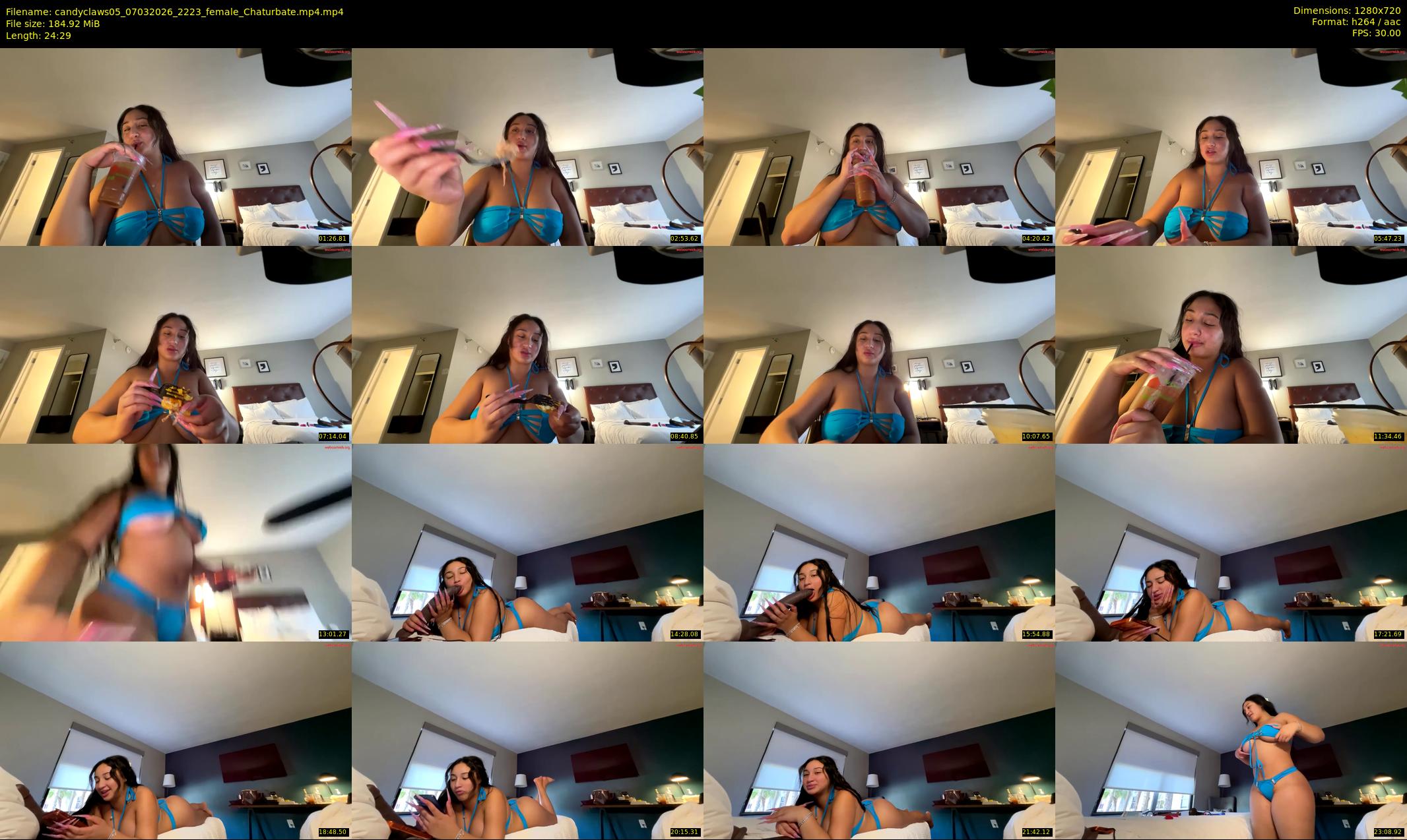 candyclaws05 — 25 minute Chaturbate female cam show recording, 720p, Mar 7, 2026