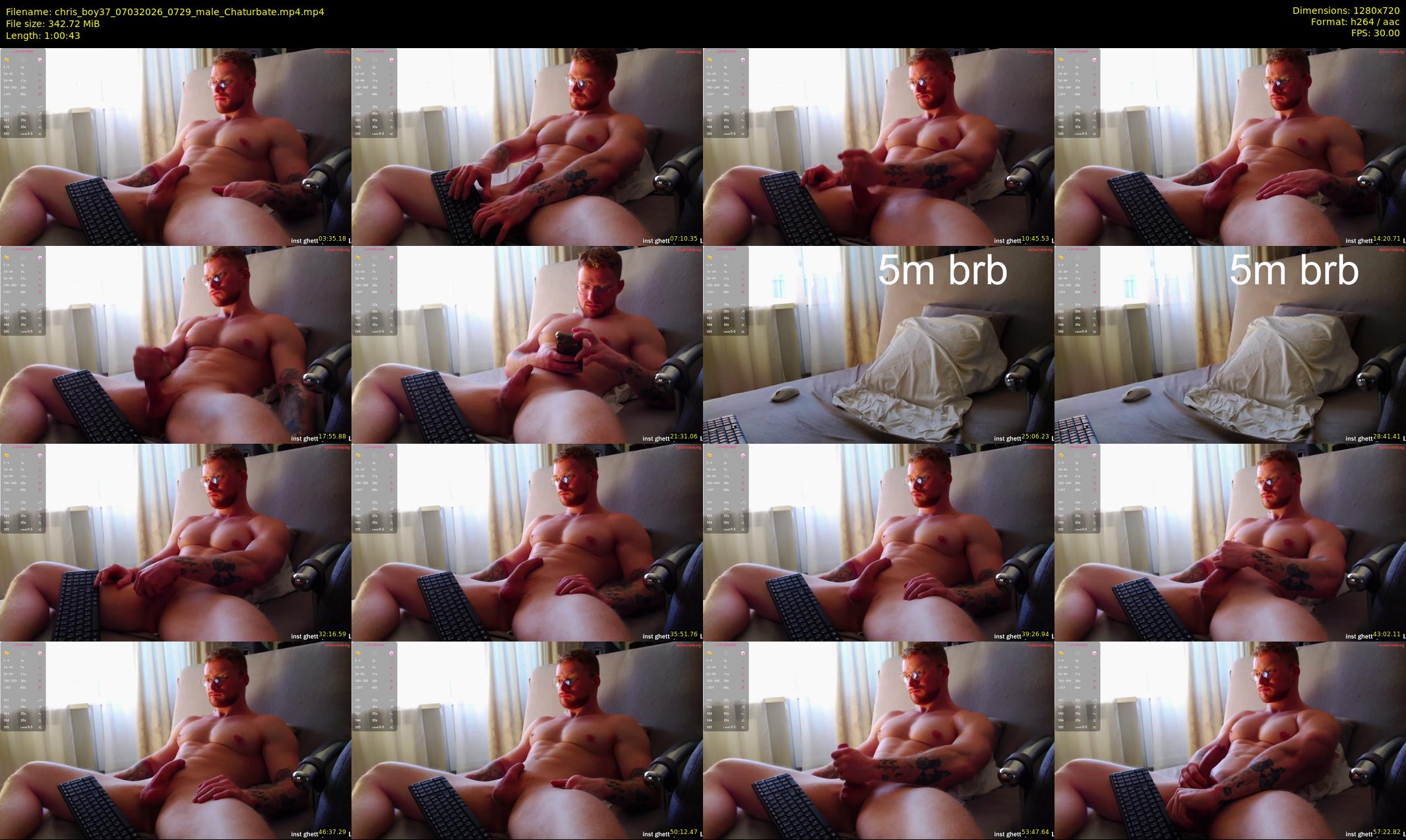 chris_boy37 — 61 minute Chaturbate male cam show recording, 720p, Mar 7, 2026