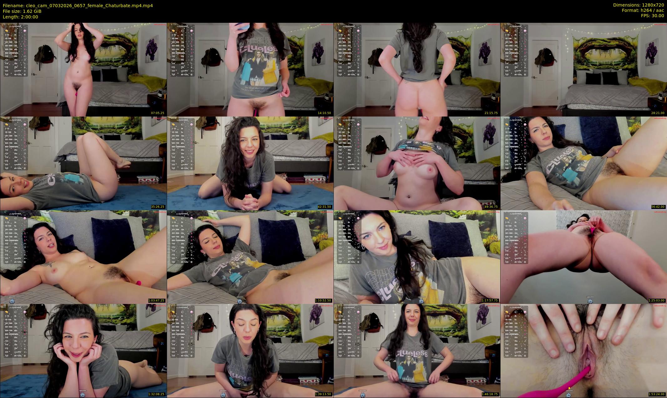 cleo_cam — 120 minute Chaturbate female cam show recording, 720p, Mar 7, 2026