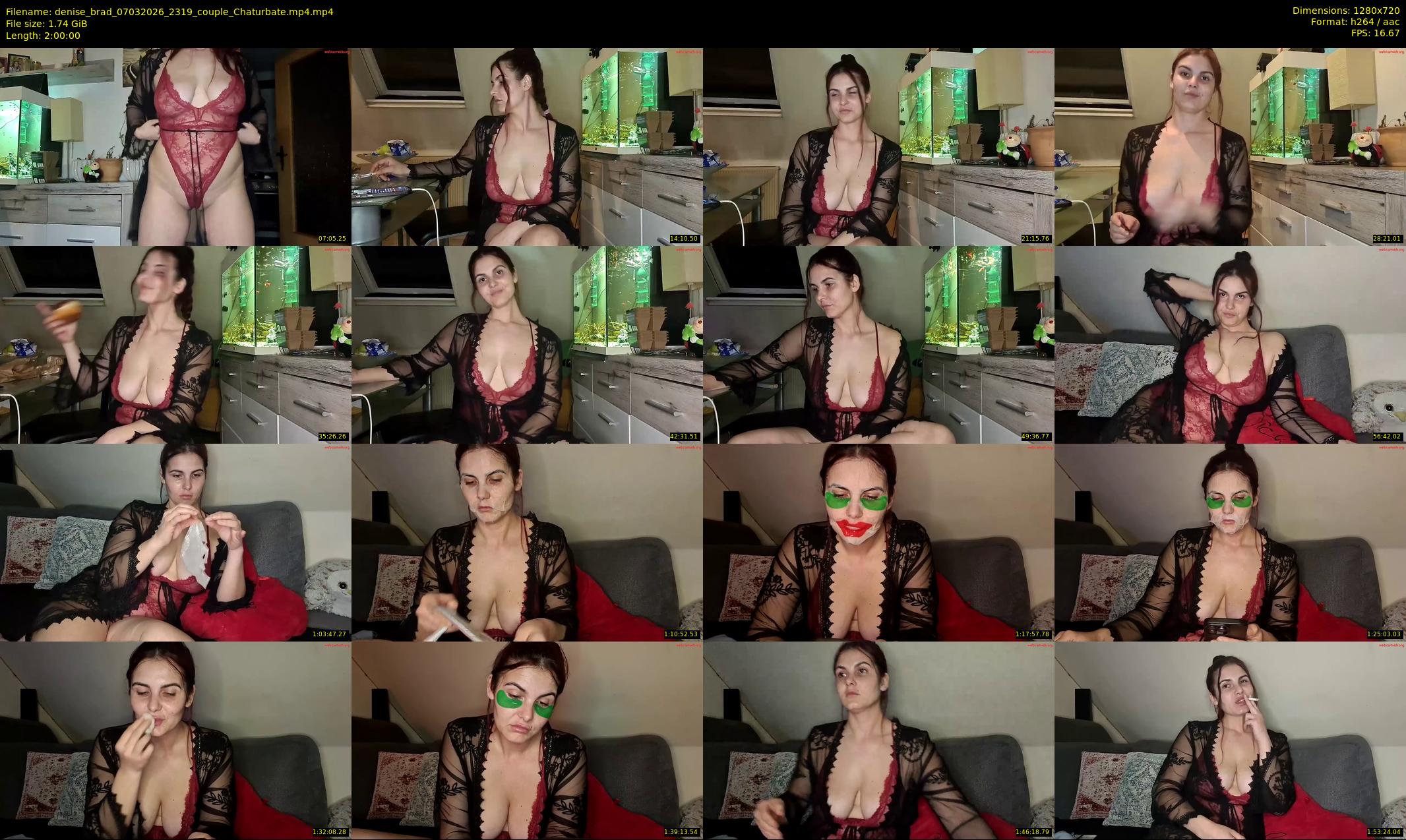 denise_brad — 120 minute Chaturbate couple cam show recording, 720p, Mar 7, 2026