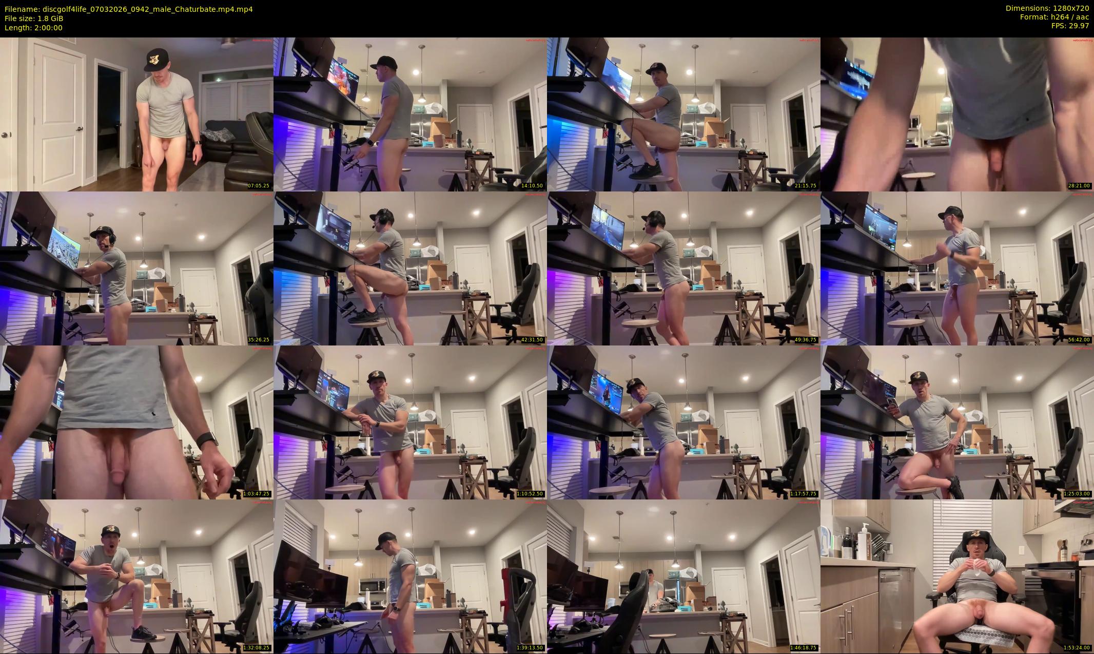discgolf4life — 120 minute Chaturbate male cam show recording, 720p, Mar 7, 2026