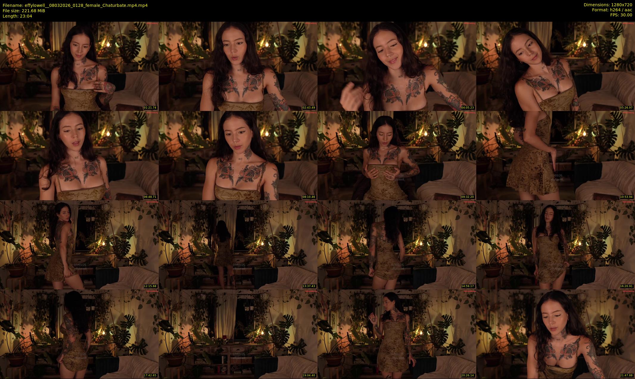 effylowell_ — 24 minute Chaturbate female cam show recording, 720p, Mar 8, 2026