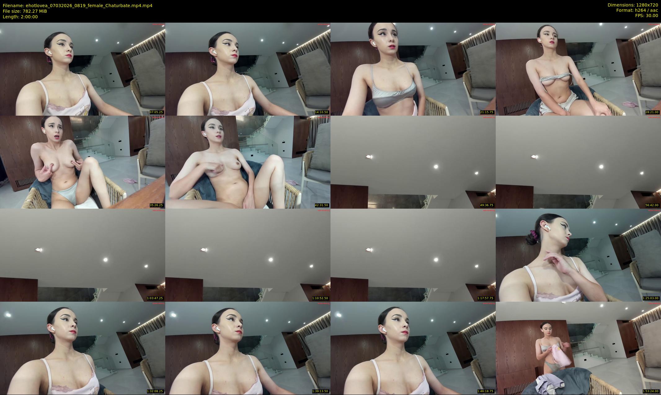 ehotlovea — 120 minute Chaturbate female cam show recording, 720p, Mar 7, 2026