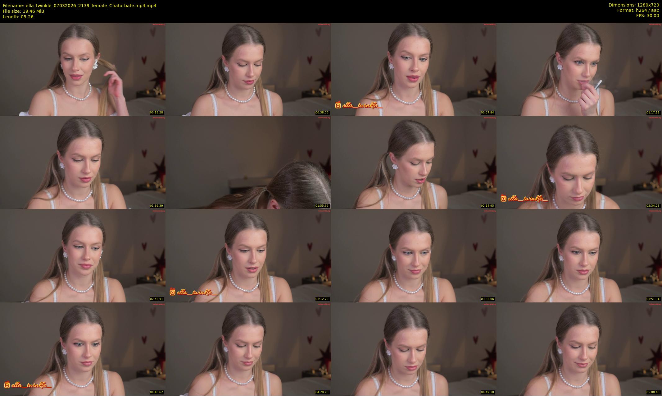 ella_twinkle — 6 minute Chaturbate female cam show recording, 720p, Mar 7, 2026