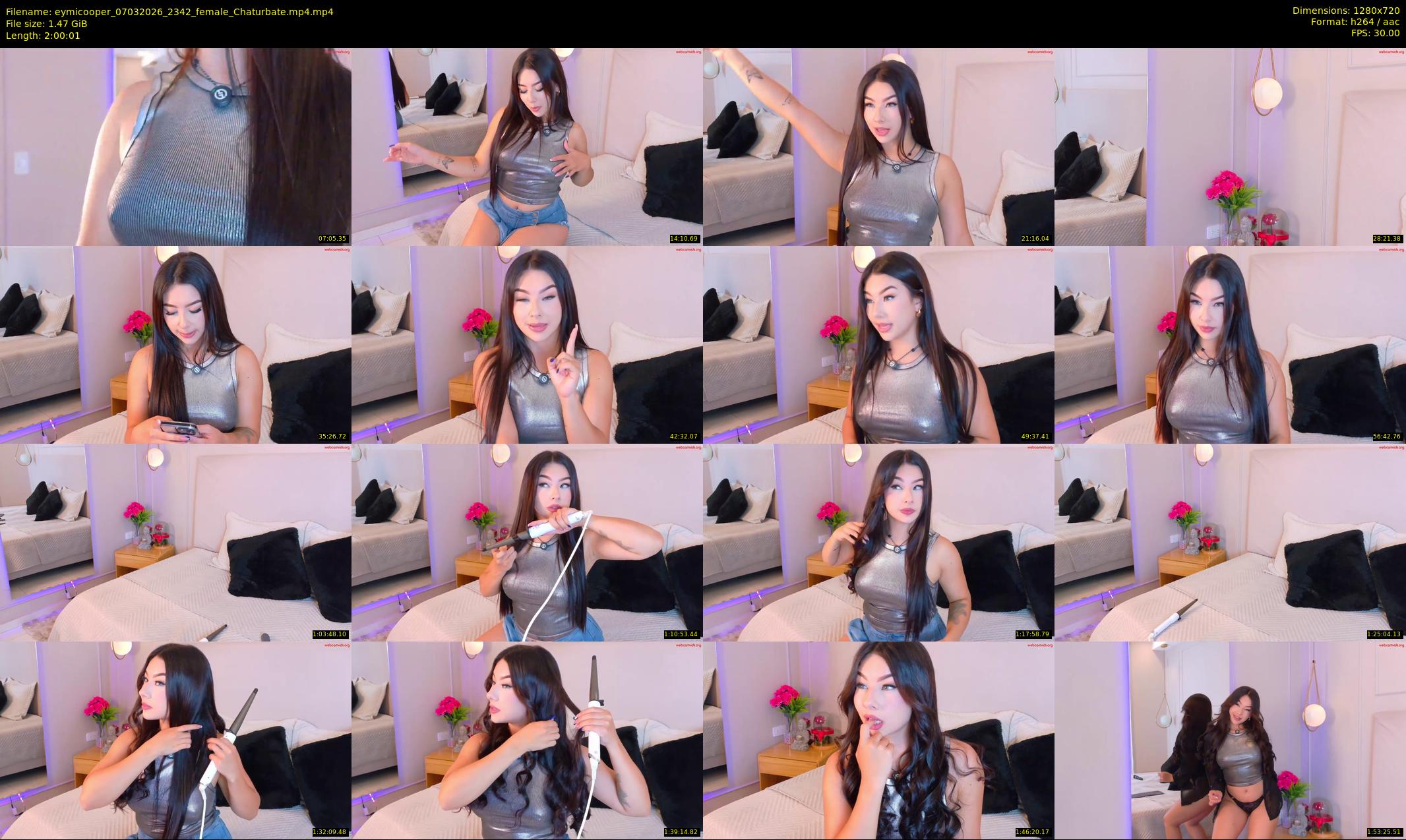 eymicooper — 121 minute Chaturbate female cam show recording, 720p, Mar 7, 2026