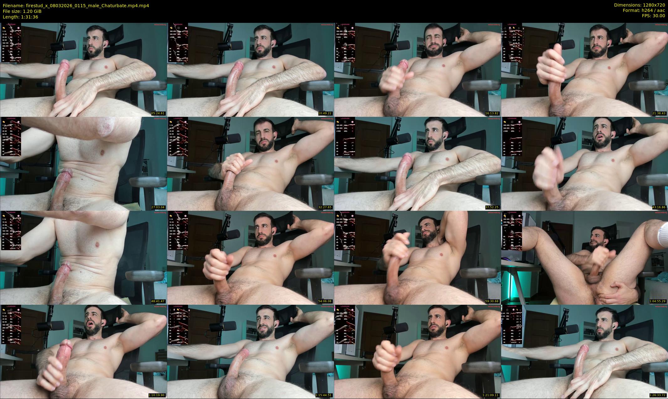 firestud_x — 92 minute Chaturbate male cam show recording, 720p, Mar 8, 2026
