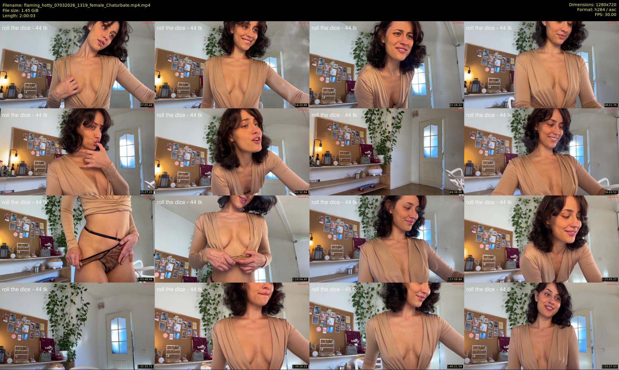 flaming_hotty — 121 minute Chaturbate female cam show recording, 720p, Mar 7, 2026
