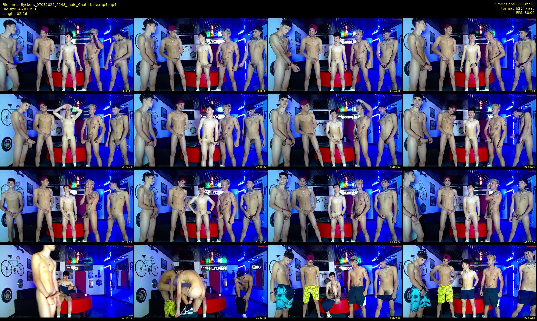 flyckers — 3 minute Chaturbate male cam show recording, 720p, Mar 7, 2026