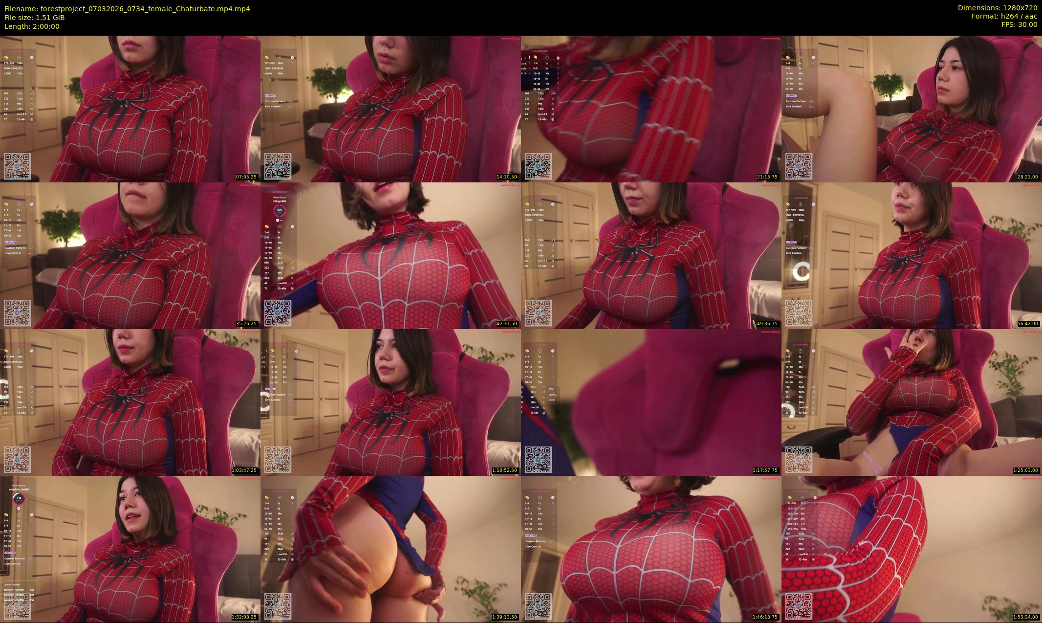 forestproject — 120 minute Chaturbate female cam show recording, 720p, Mar 7, 2026