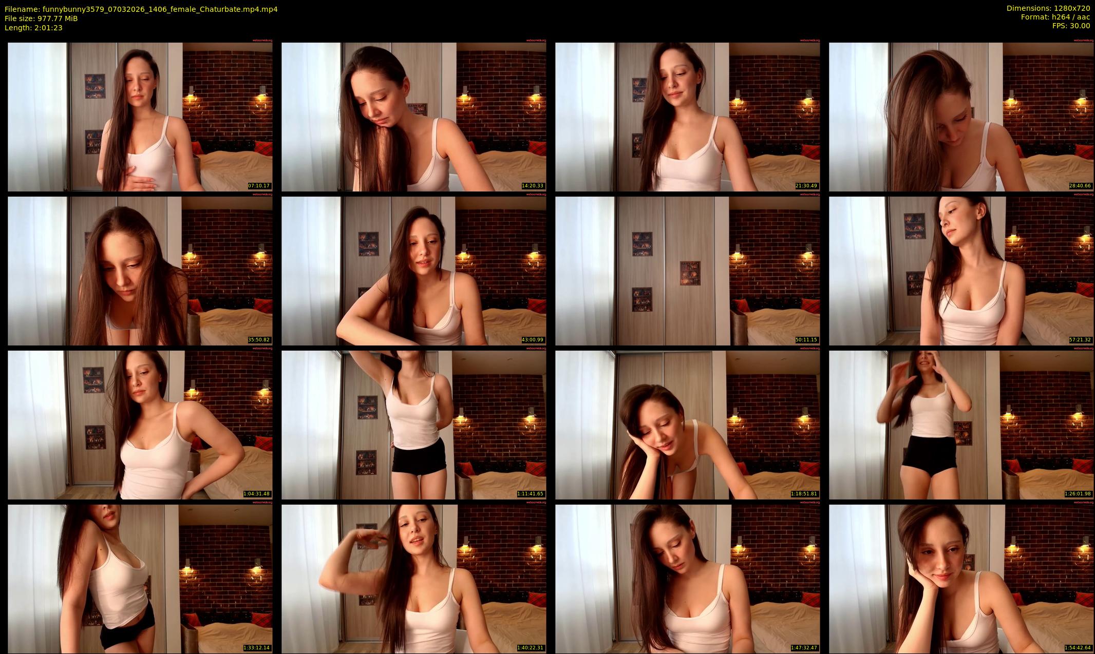 funnybunny3579 — 122 minute Chaturbate female cam show recording, 720p, Mar 7, 2026