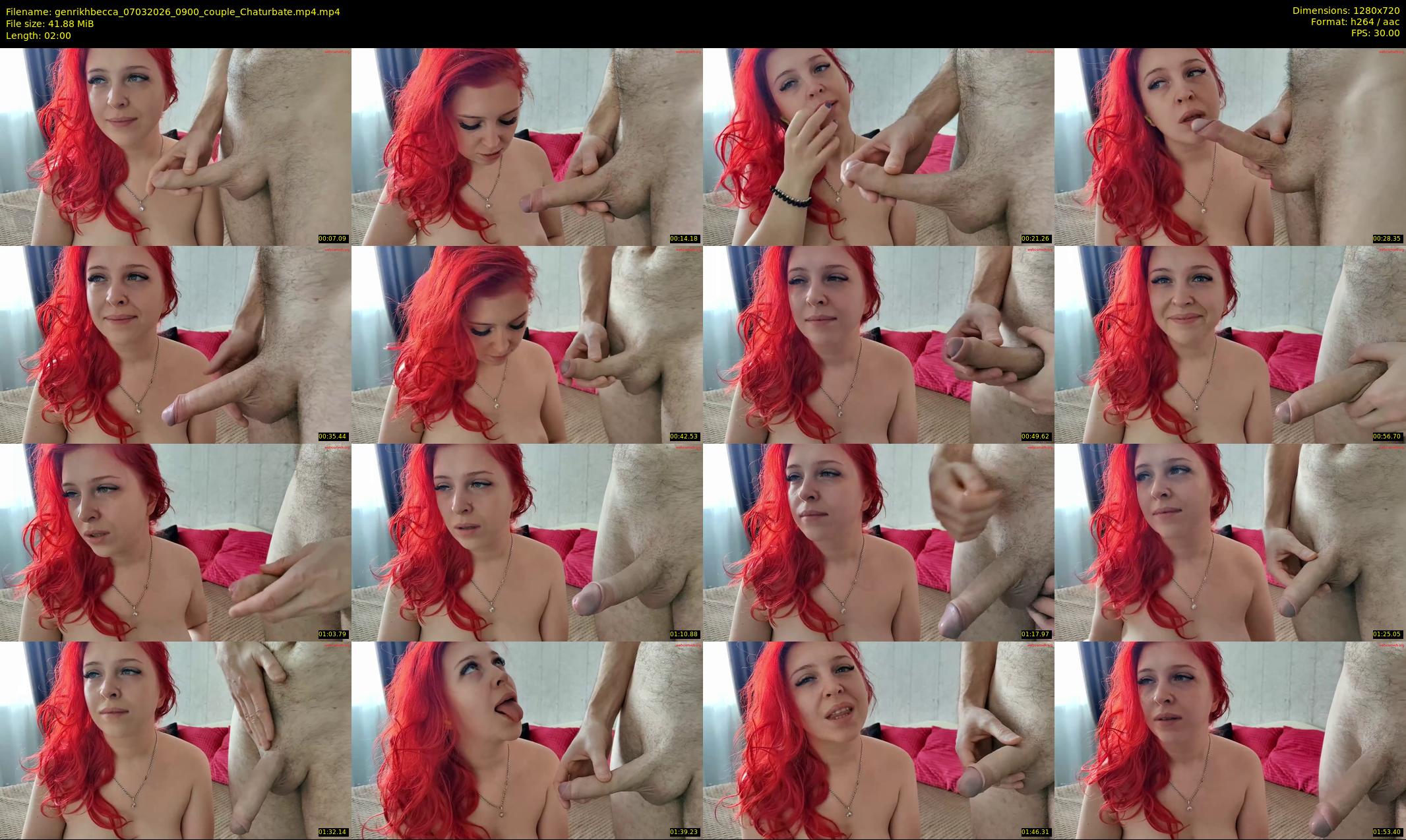 genrikhbecca — 2 minute Chaturbate couple cam show recording, 720p, Mar 7, 2026