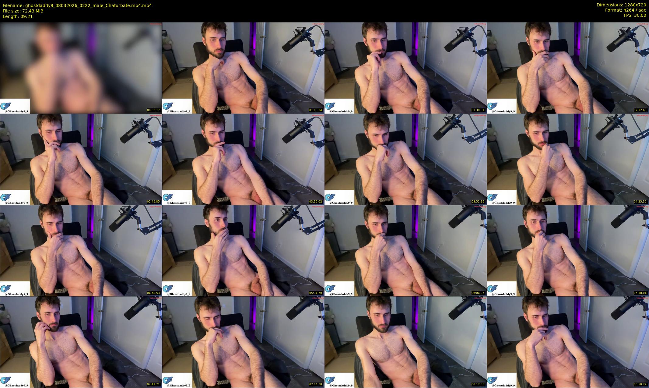 ghostdaddy9 — 10 minute Chaturbate male cam show recording, 720p, Mar 8, 2026