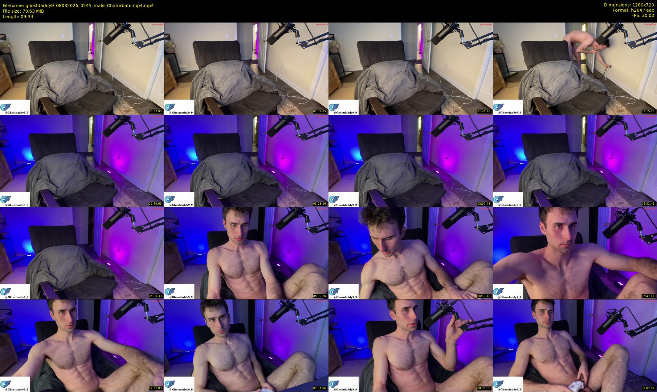 ghostdaddy9 — 10 minute Chaturbate male cam show recording, 720p, Mar 8, 2026