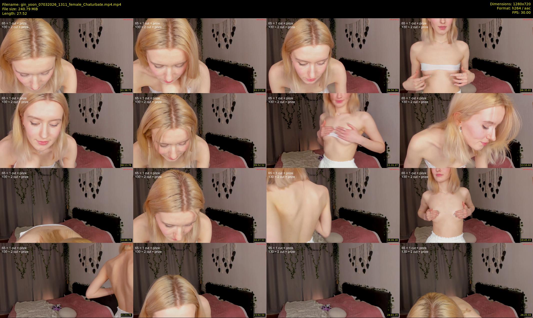 gin_yoon — 28 minute Chaturbate female cam show recording, 720p, Mar 7, 2026