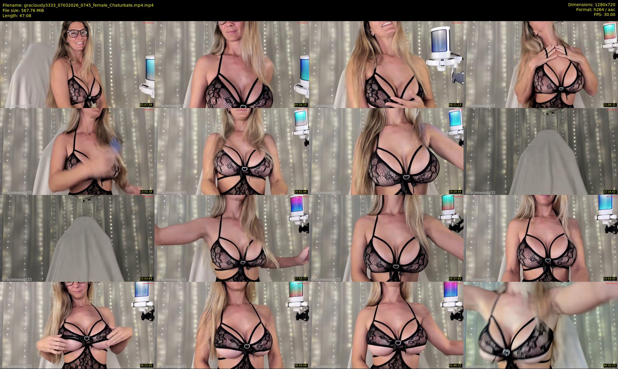 graciously3333 — 48 minute Chaturbate female cam show recording, 720p, Mar 7, 2026