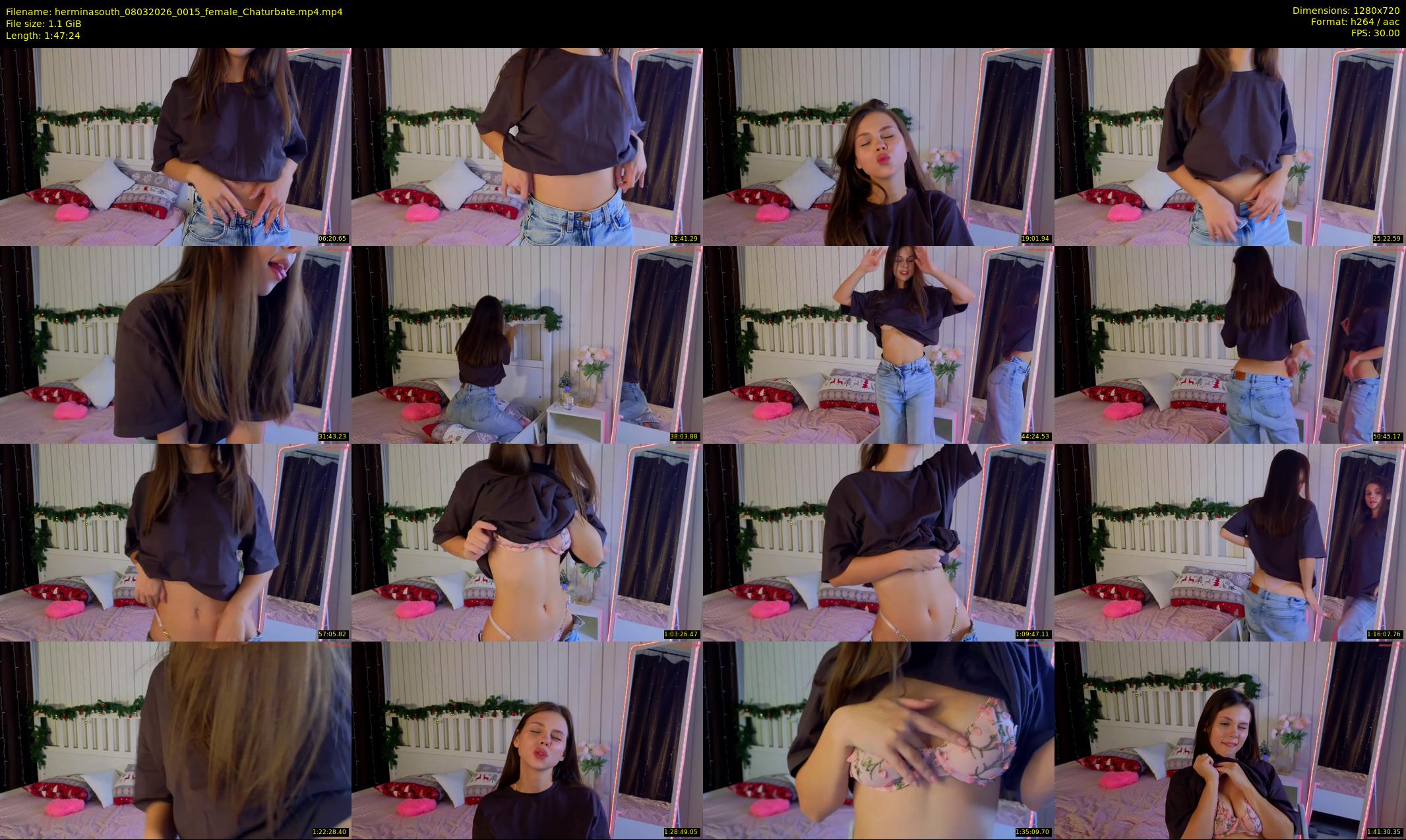 herminasouth — 108 minute Chaturbate couple cam show recording, 720p, Mar 8, 2026