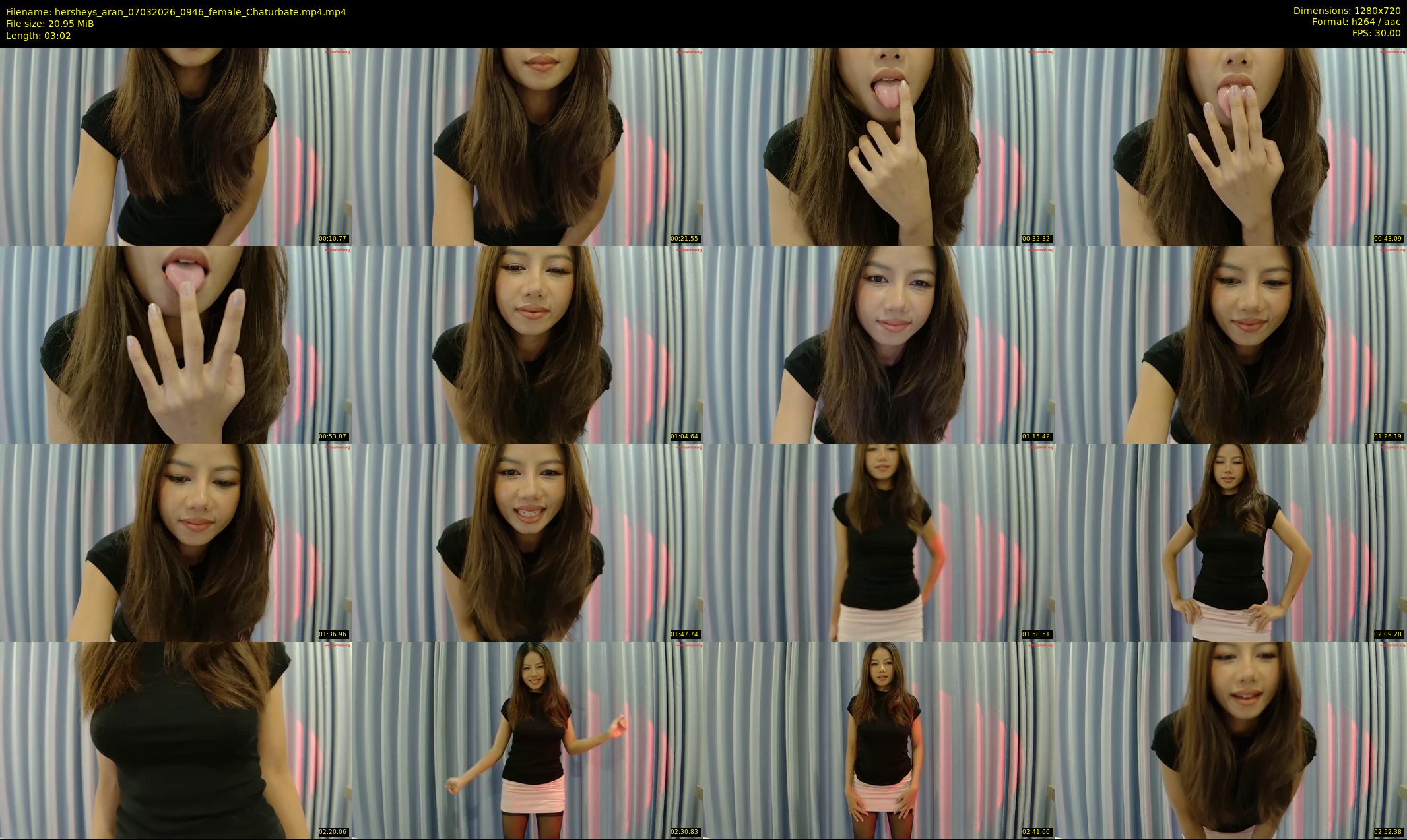 hersheys_aran — 4 minute Chaturbate female cam show recording, 720p, Mar 7, 2026