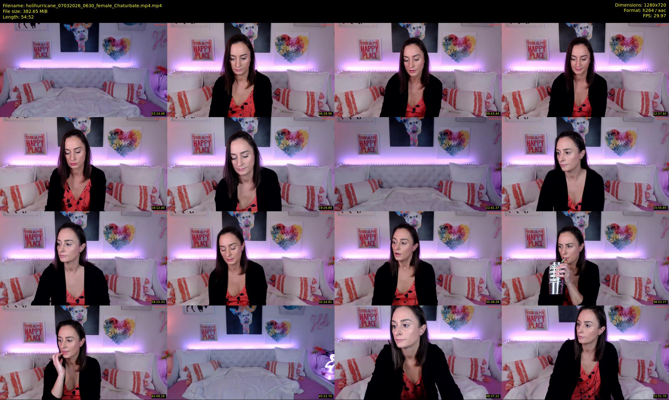 holihurricane — 55 minute Chaturbate female cam show recording, 720p, Mar 7, 2026