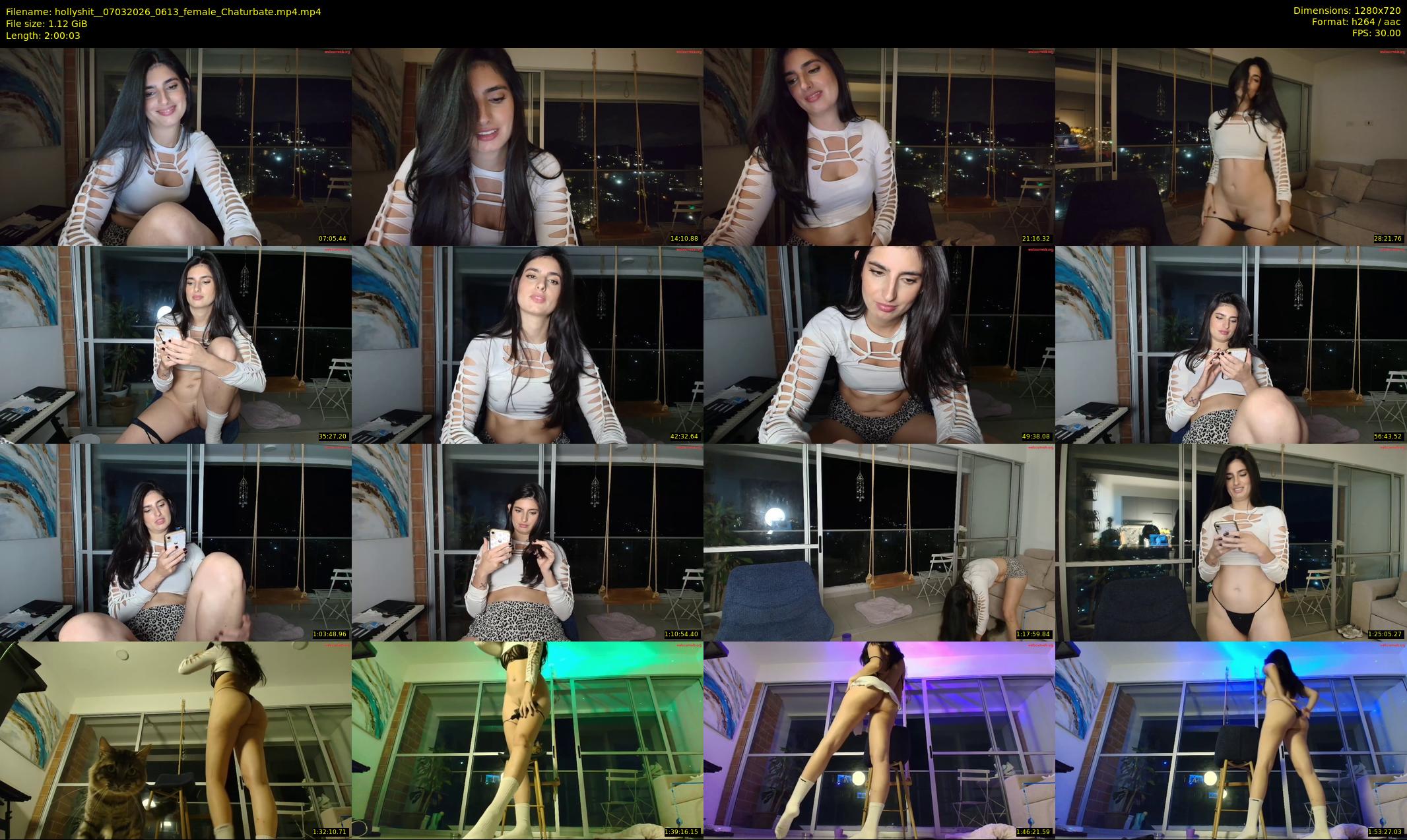 hollyshit_ — 121 minute Chaturbate female cam show recording, 720p, Mar 7, 2026
