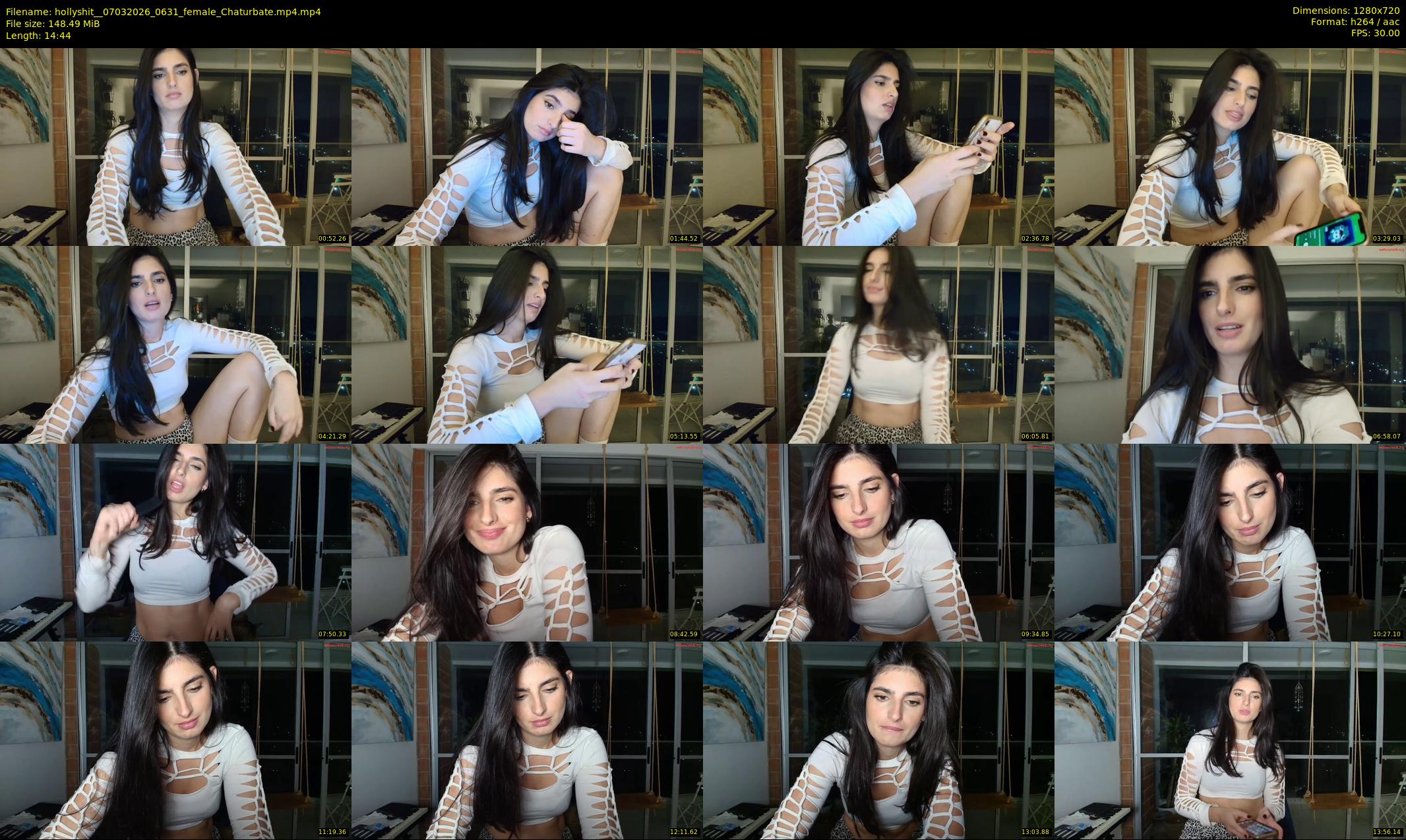 hollyshit_ — 15 minute Chaturbate female cam show recording, 720p, Mar 7, 2026