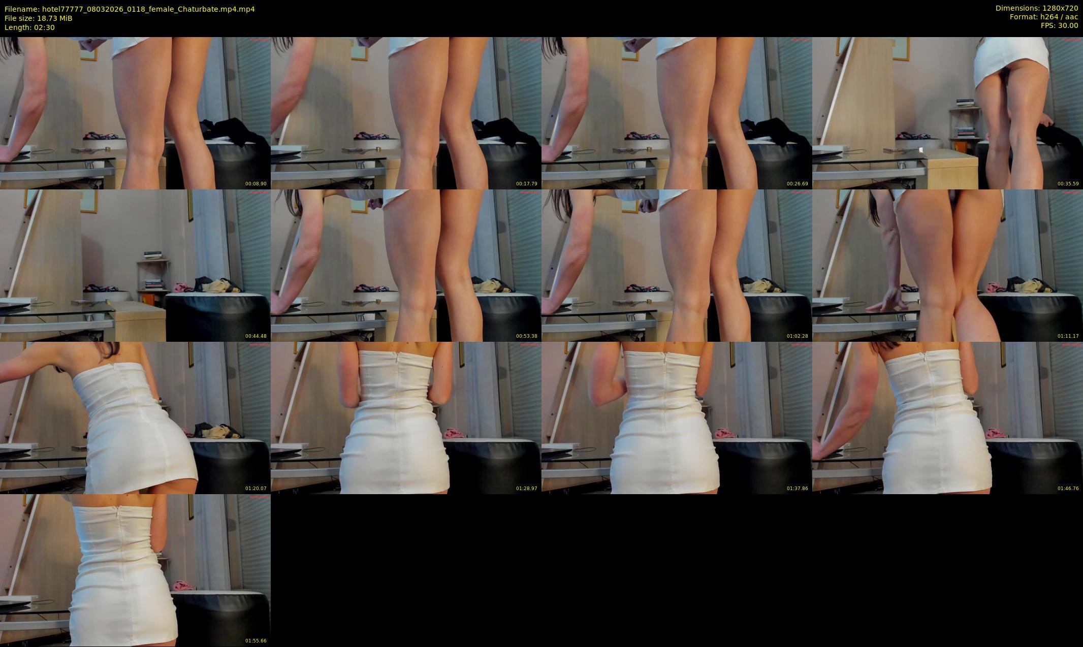 hotel77777 — 3 minute Chaturbate female cam show recording, 720p, Mar 8, 2026