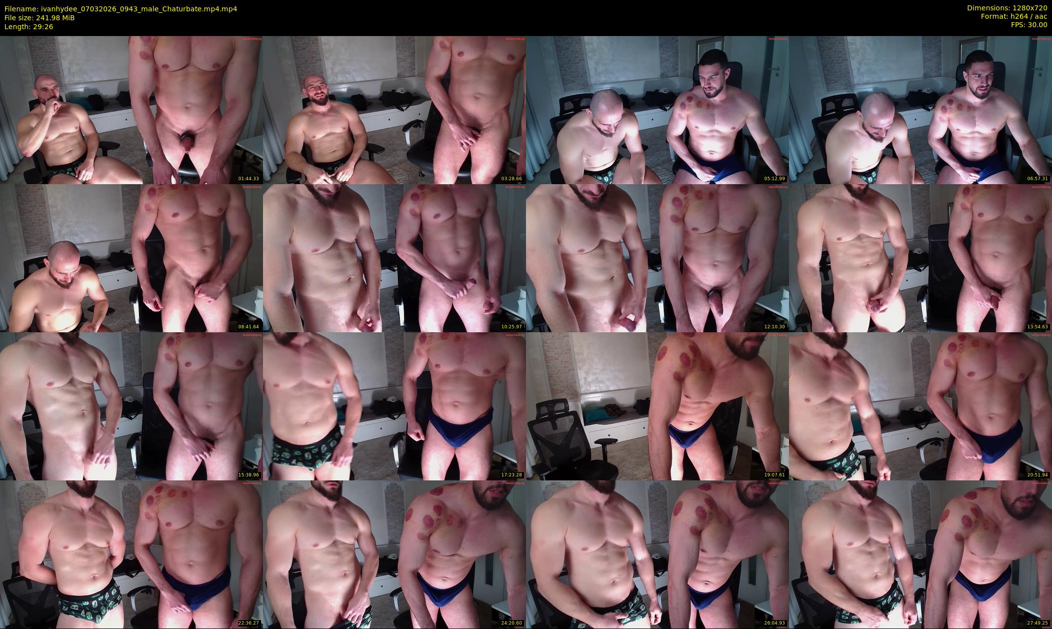 ivanhydee — 30 minute Chaturbate male cam show recording, 720p, Mar 7, 2026