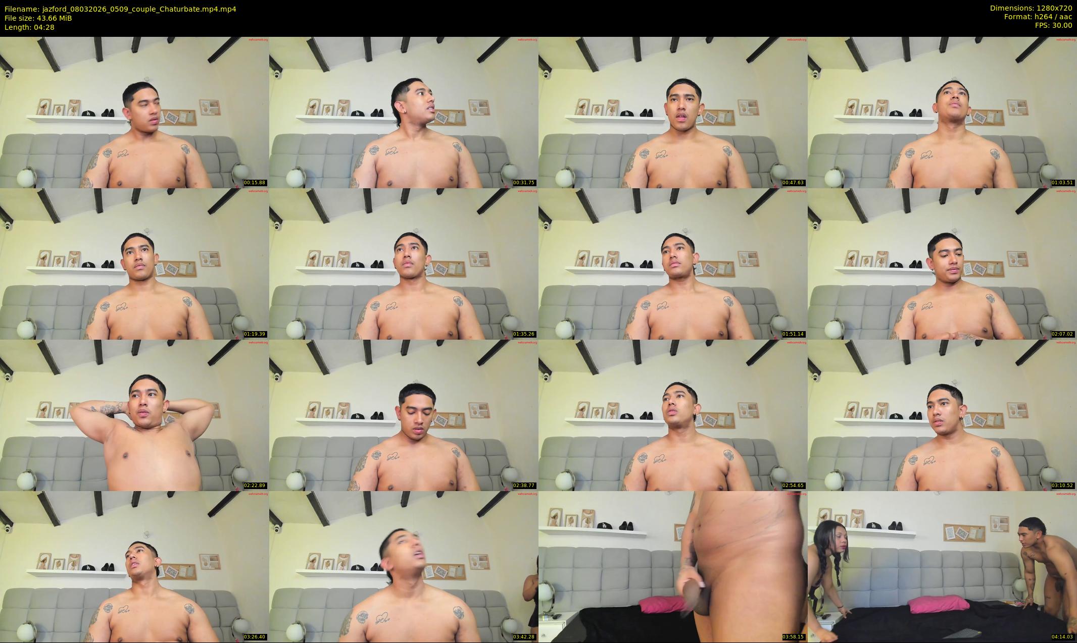 jazford — 5 minute Chaturbate couple cam show recording, 720p, Mar 8, 2026