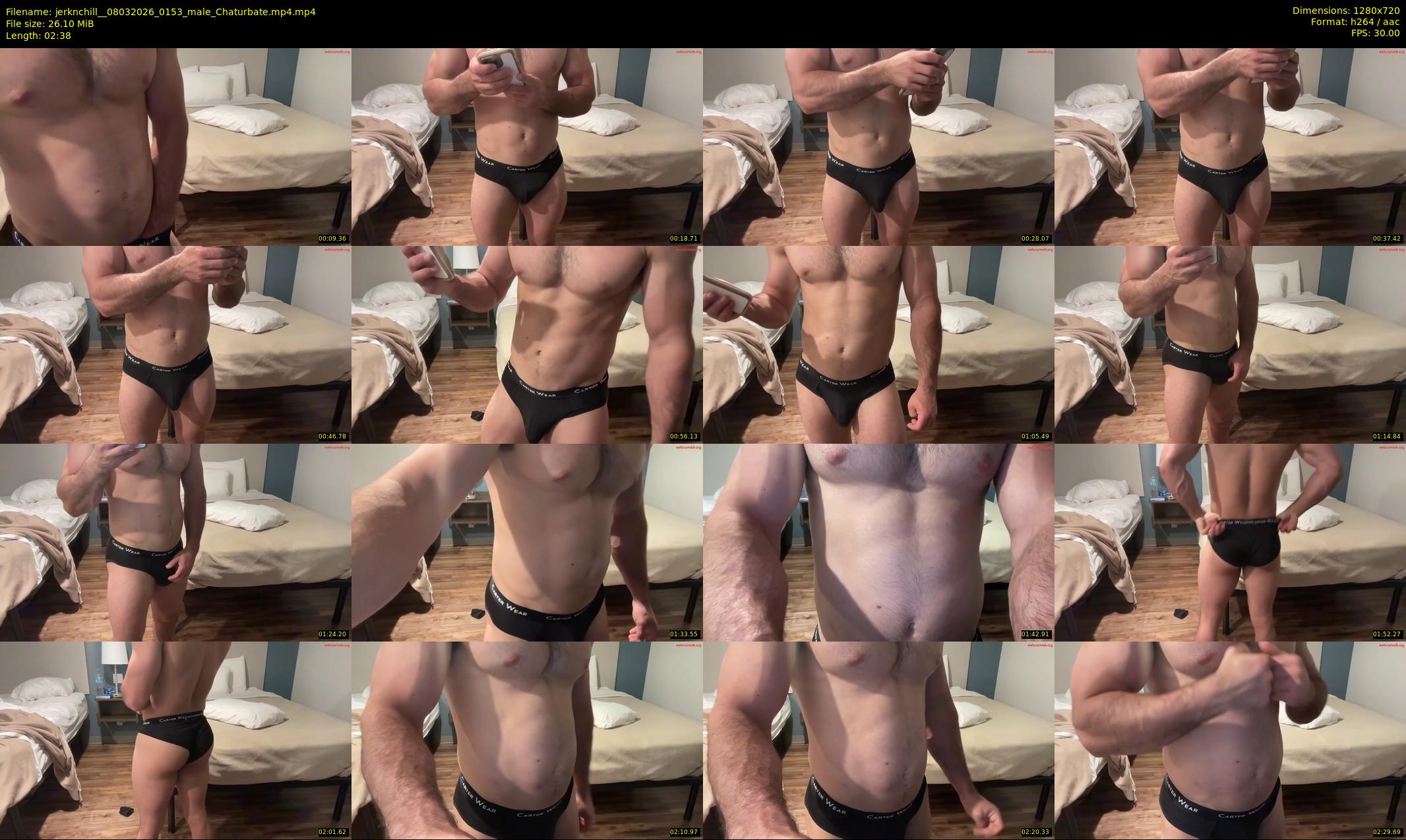 jerknchill_ — 3 minute Chaturbate male cam show recording, 720p, Mar 8, 2026